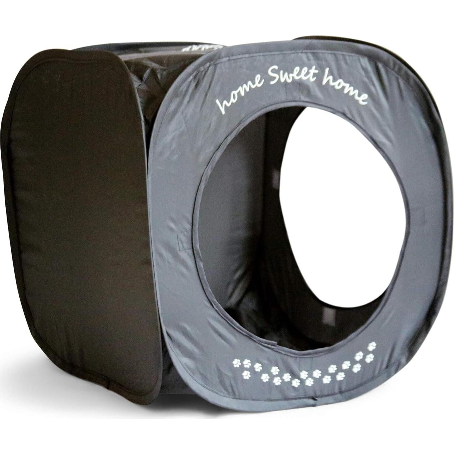 Cubo para Gatos Feline Ruff 43cm Plegable Negro