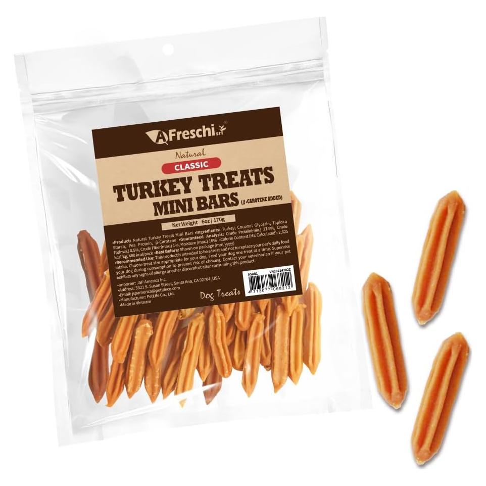 Premios de Pavo Natural PetLife 170 g - Hipoalergénicos y Digestibles