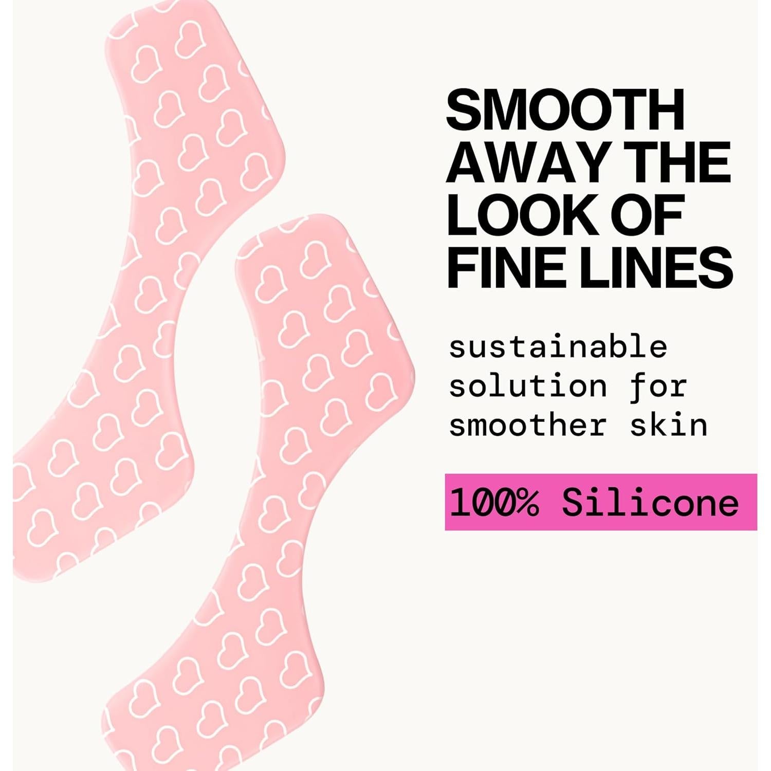 Pacifica Beauty Reusable Lip Line Mask, Skincare, Silicone Mask, For Fine Lines and Wrinkles, Lift and Firm, Pair with Serum, Storage Tin Included, Skin Care, Face Masks Skincare, Vegan, 2 Pieces