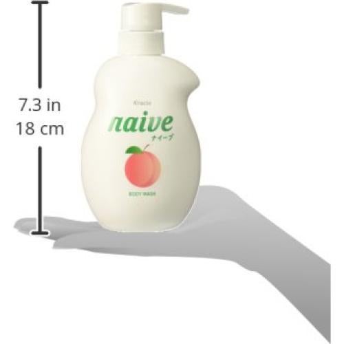 Jabón para el Cuerpo KRACIE Naive Durazno 507g Natural