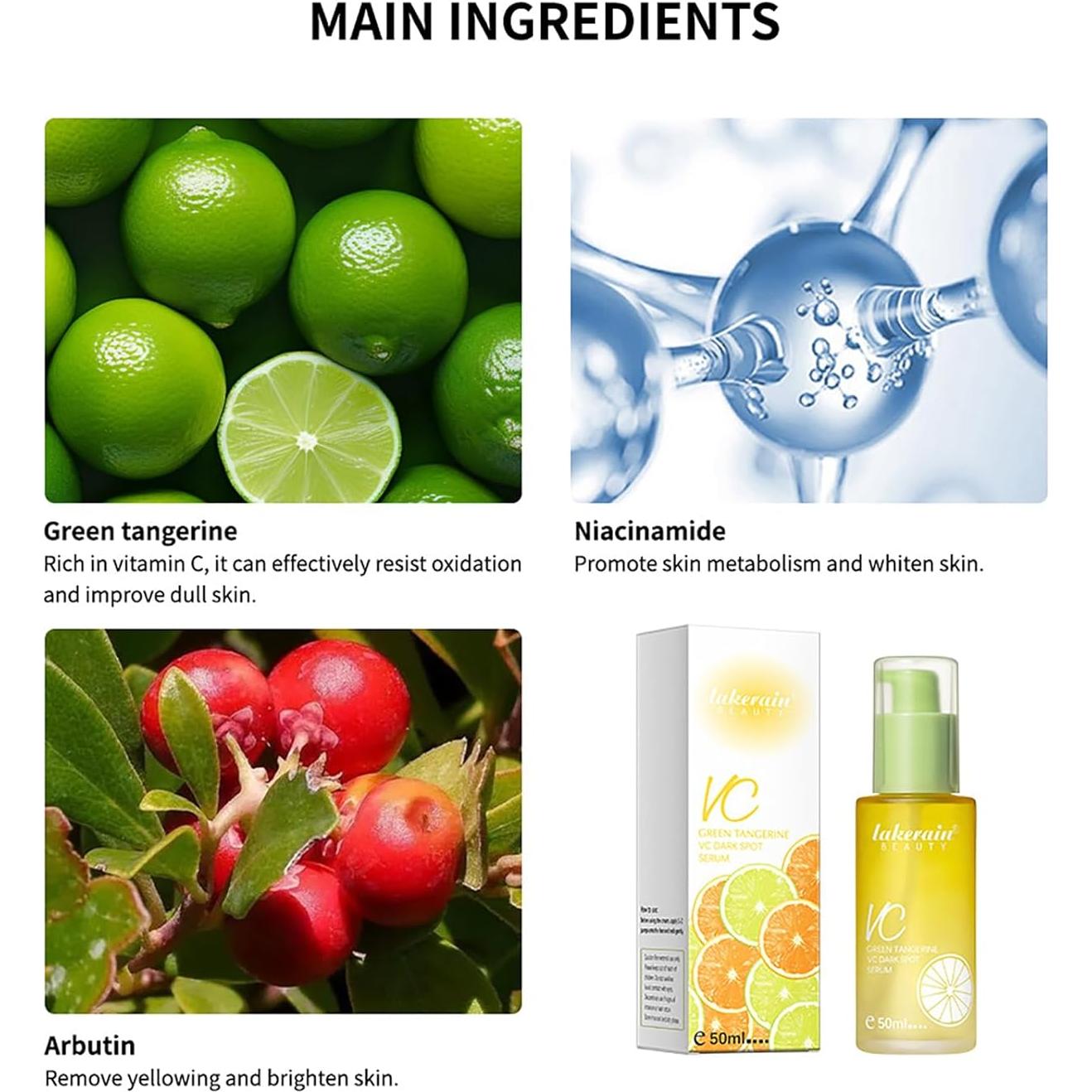 Sérum Facial de Vitamina C Mandarina Verde NICEFACE 50ml