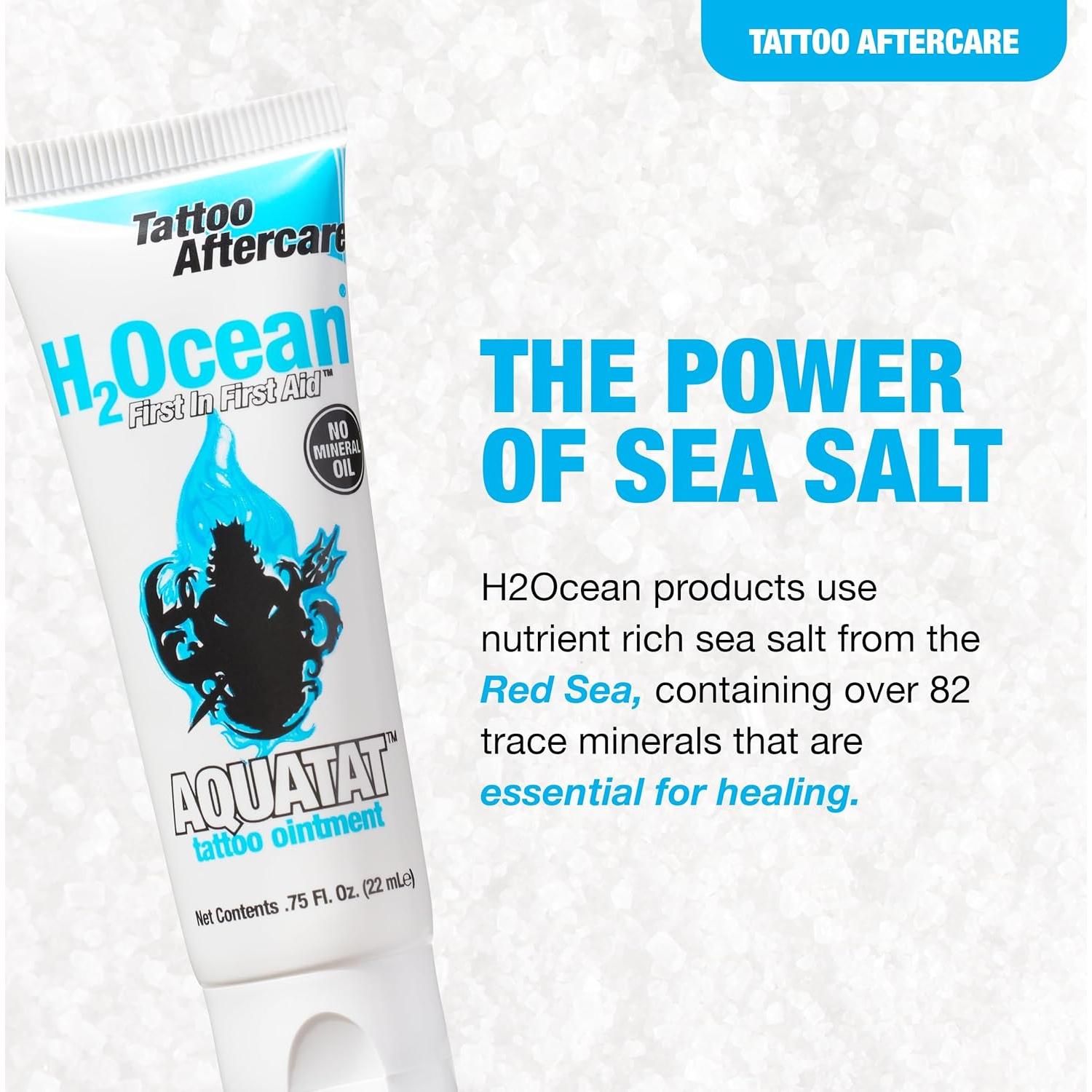 H2Ocean Aquatat Crema Cuidado Tatuajes 21.26 g Sin Fragancia