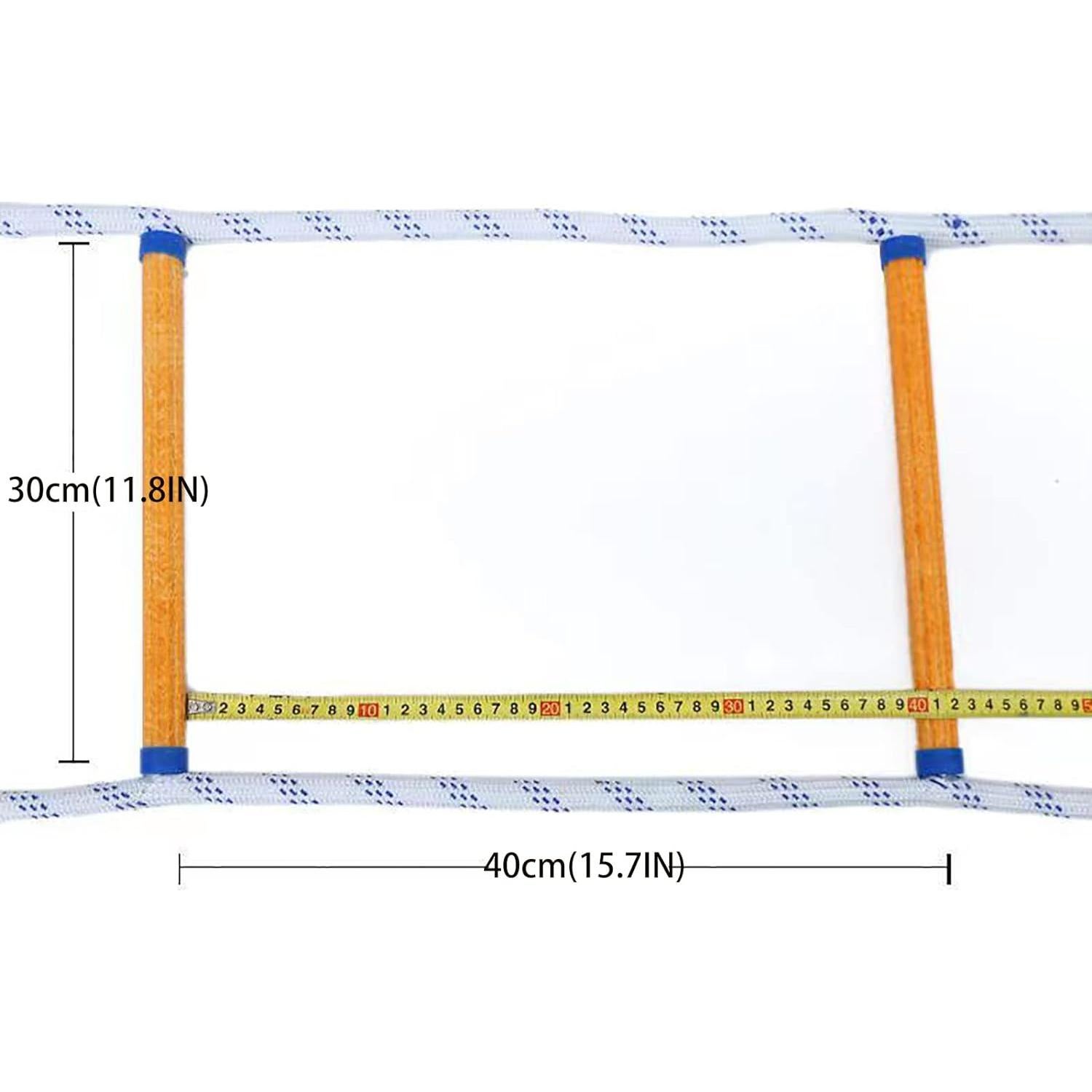 Escalera de Escape JFFLYIT 4m Antideslizante 3 Pasos