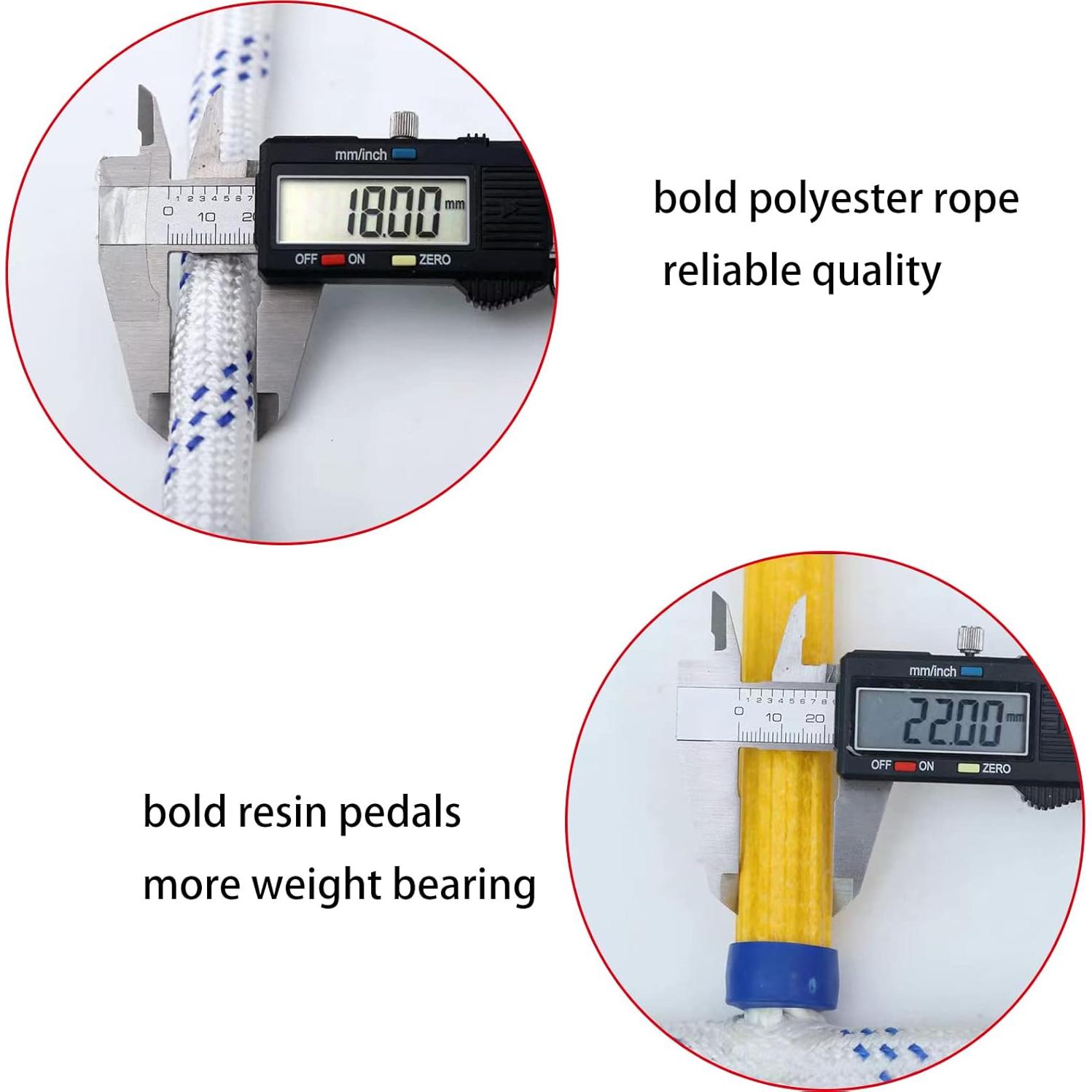 Escalera de Escape JFFLYIT 4m Antideslizante 3 Pasos