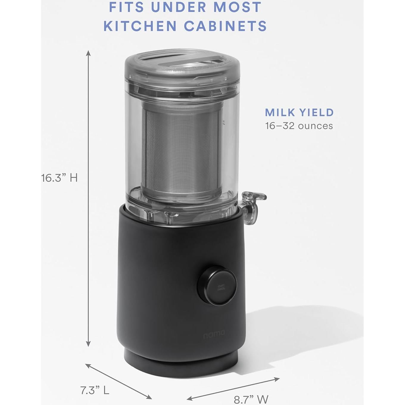 Máquina de Leche Vegetal Nama M1 - 0.95L, Fácil de Limpiar