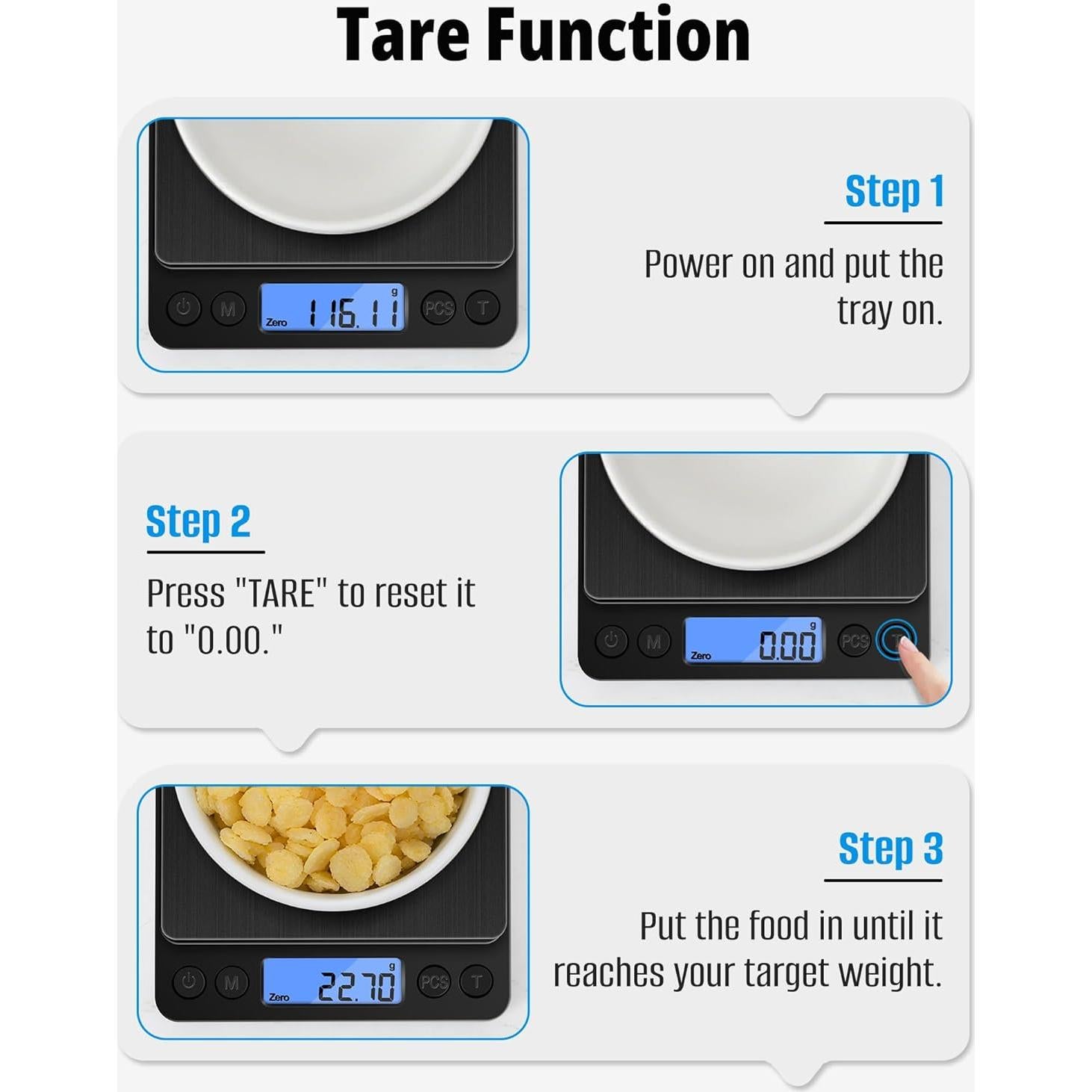 Báscula de Precisión NEXT-SHINE 500g x 0.01g Mini Pocket
