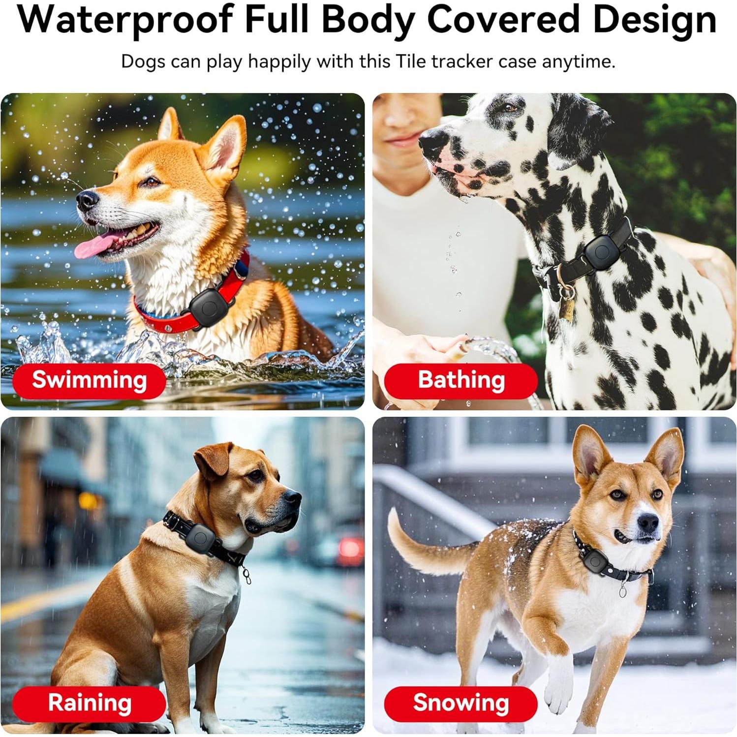 Soporte para Collar de Perro DDJ para Tile Life360 Mate 2024