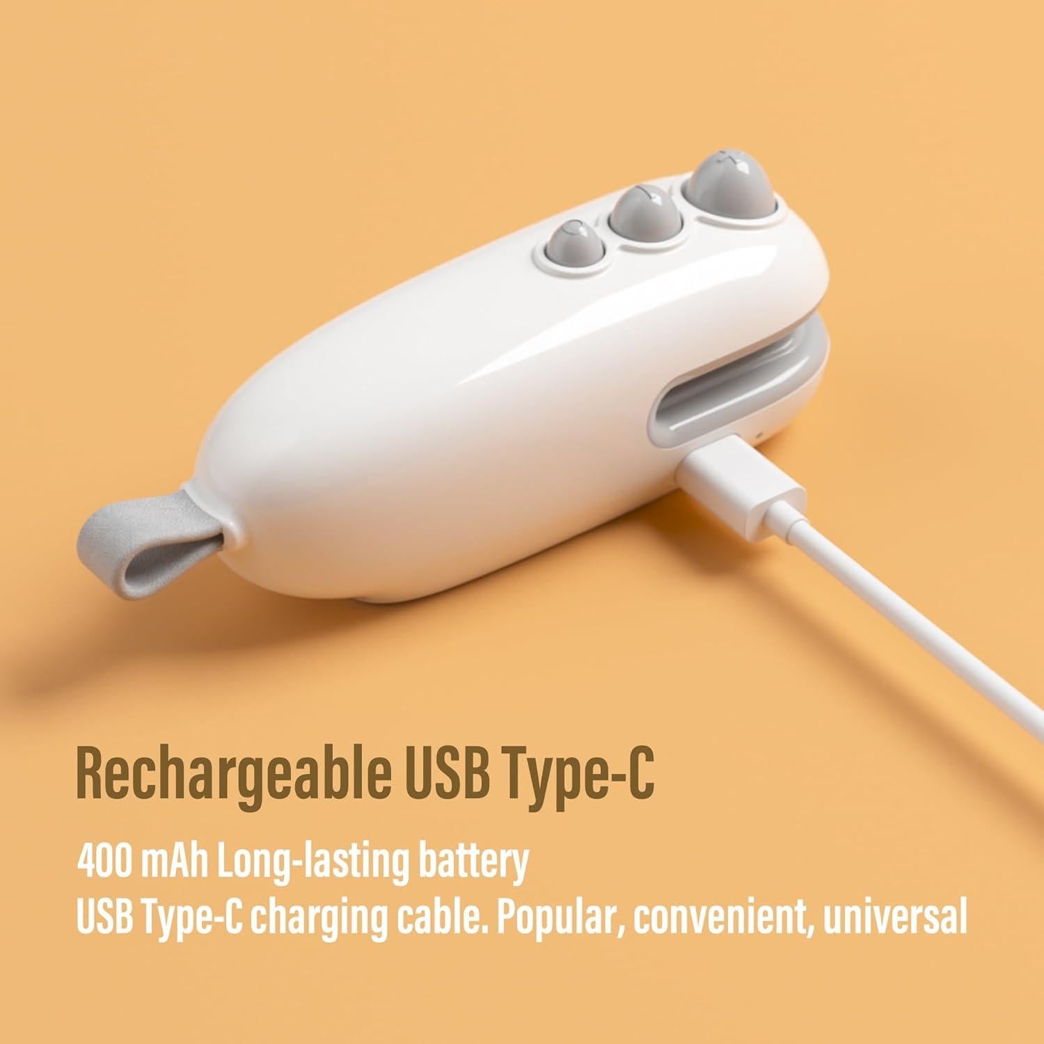 Mini Sello de Bolsas MORNIIE Recargable Azul 12cm