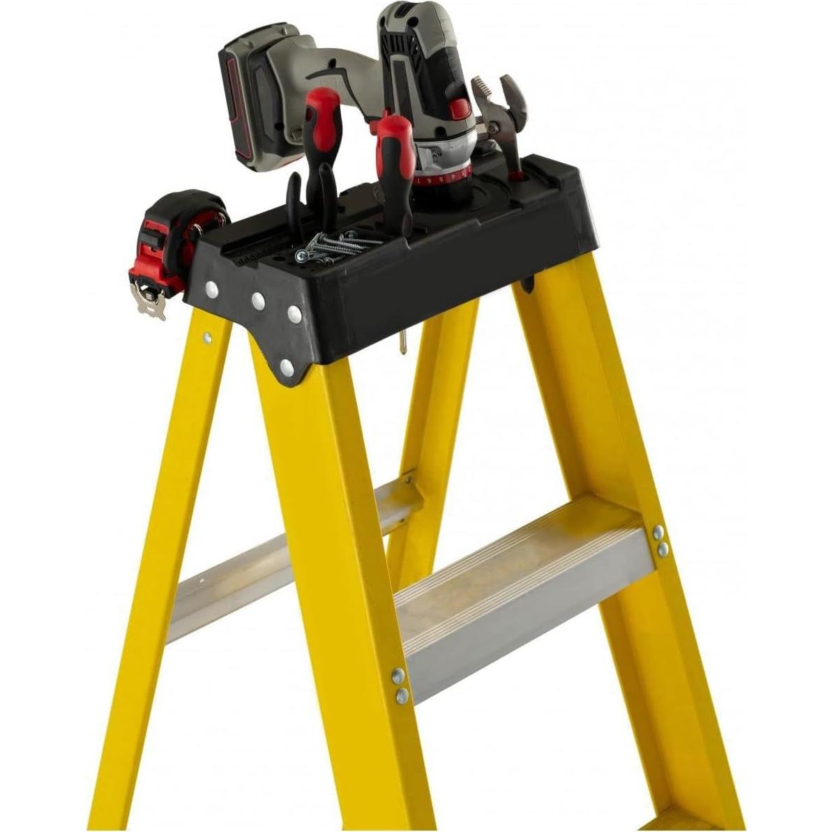 Escalera de Fibra de Vidrio AIRADP 2,44 m 250 kg Antideslizante