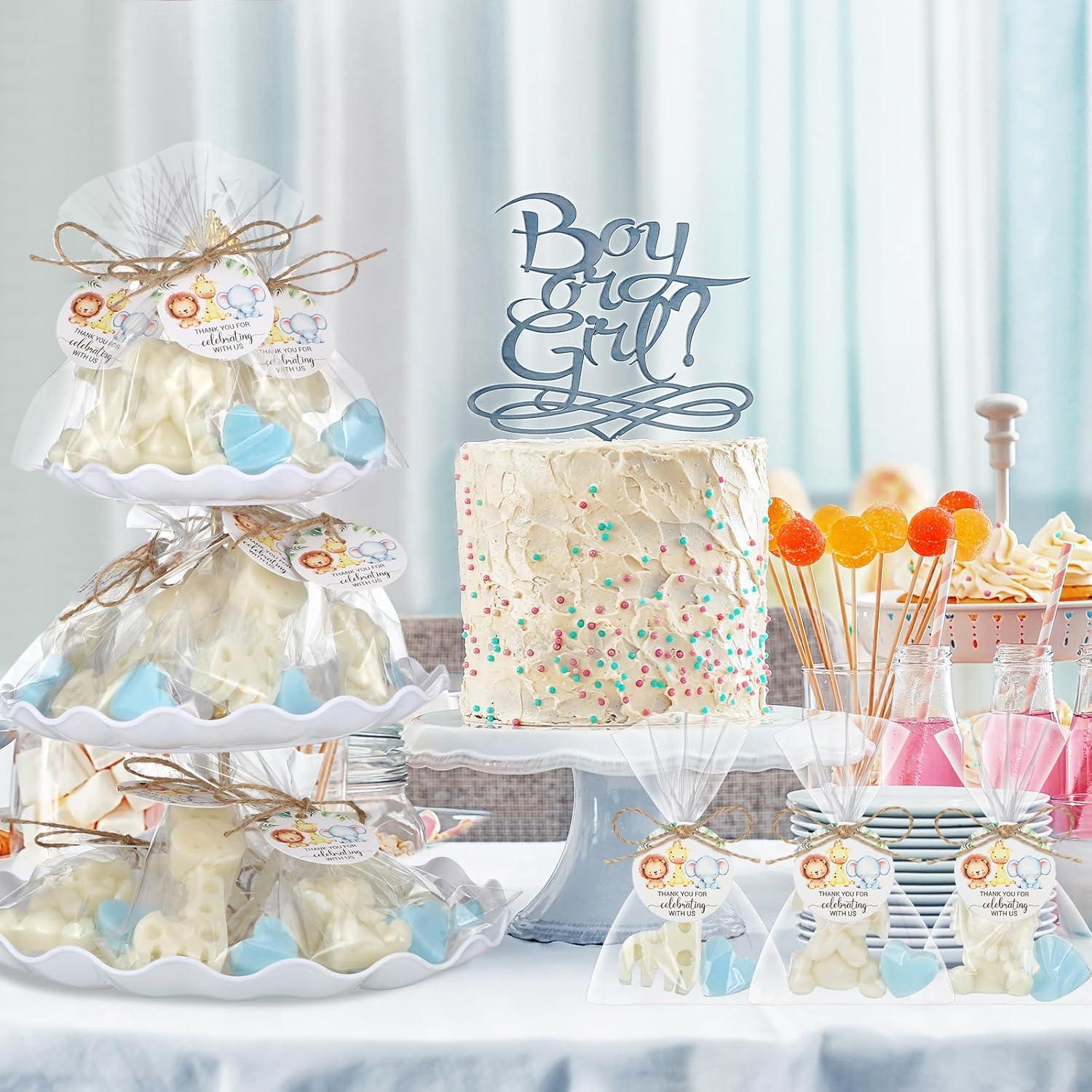 Juego de Jabones de Safari Demissle para Baby Shower 20 Piezas