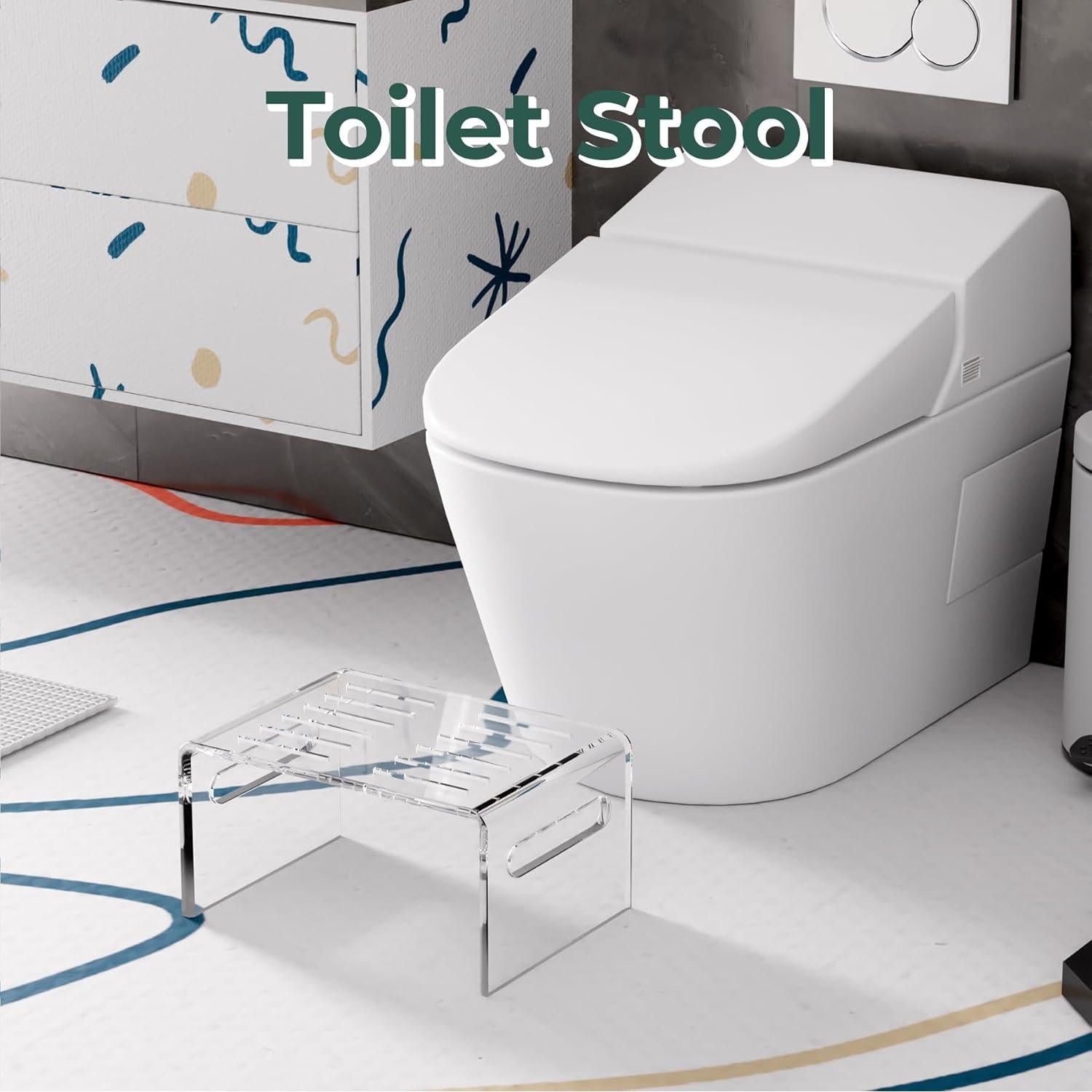 Escalón Acrílico Antideslizante Invisibiliter 35.1x24.9cm