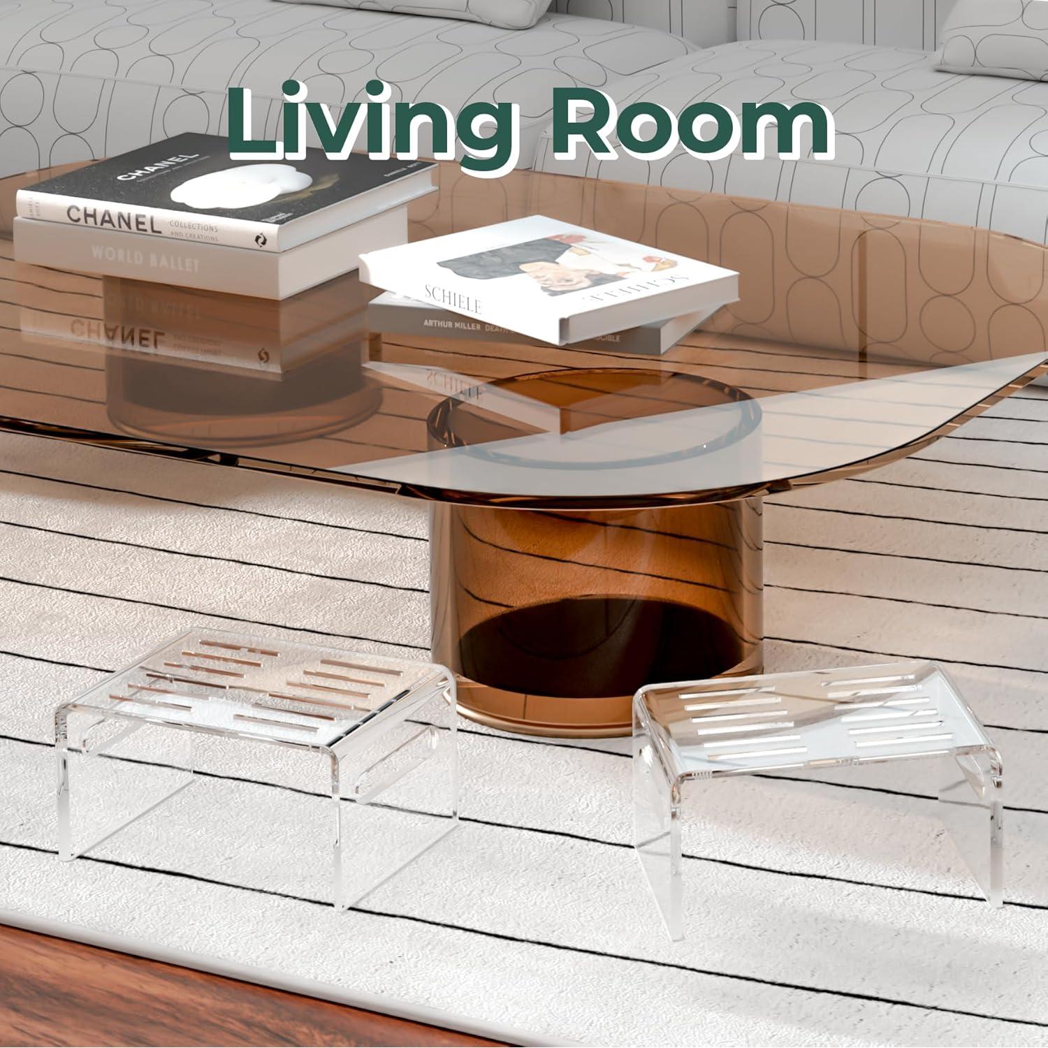 Escalón Acrílico Antideslizante Invisibiliter 35.1x24.9cm