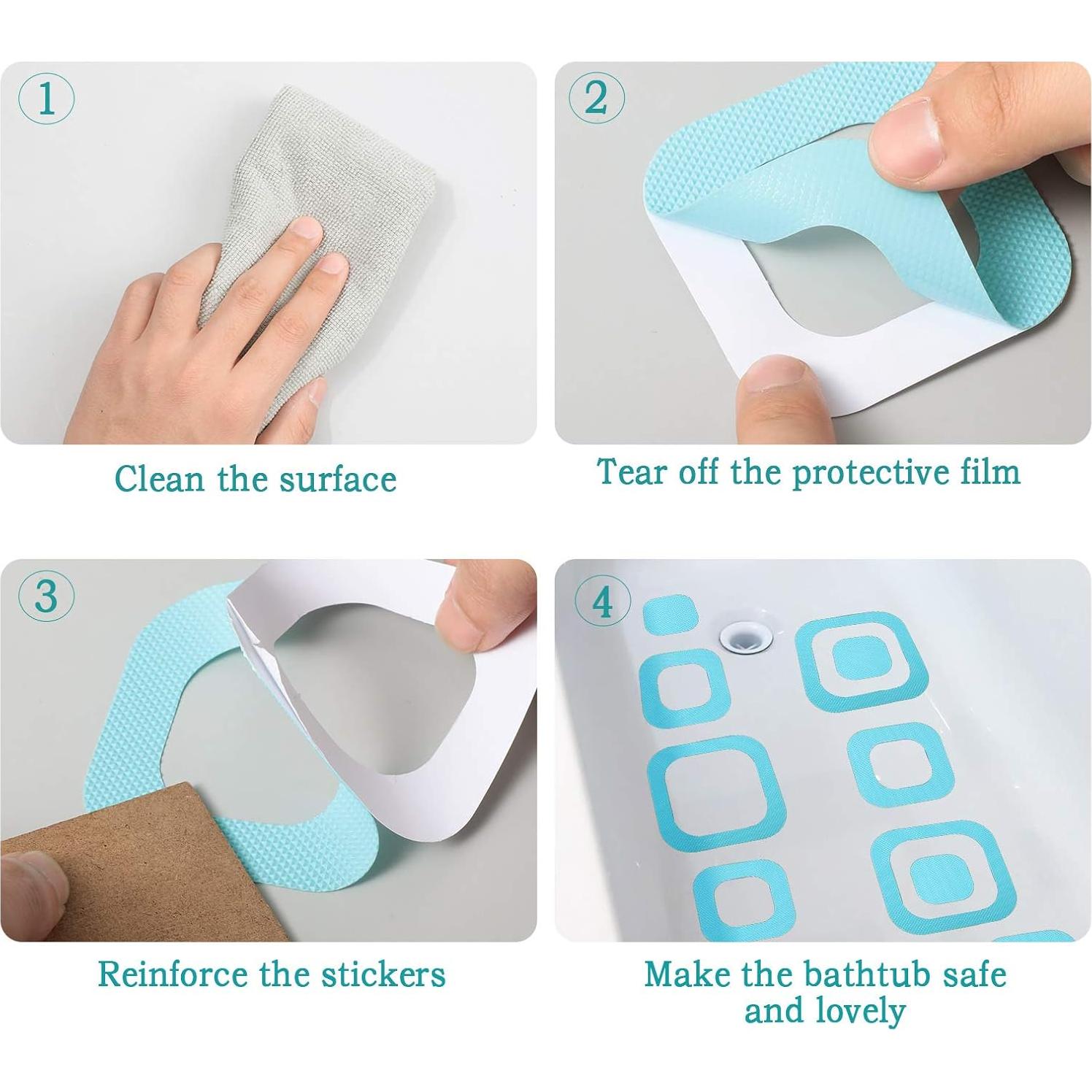 20 Calcomanías Antideslizantes Patelai para Baño y Cocina