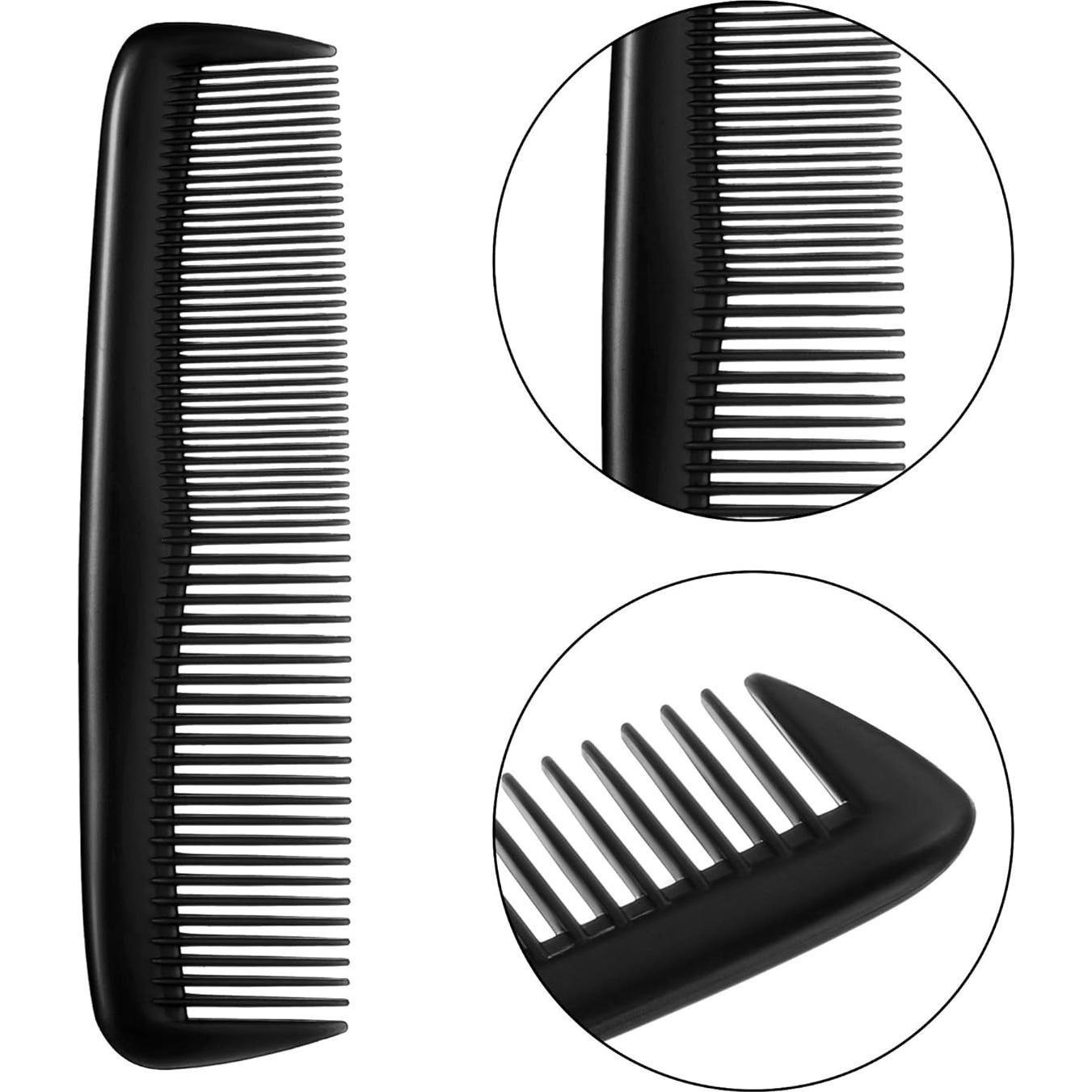 Set de 12 Peines de Plástico Leinuosen para Cabello