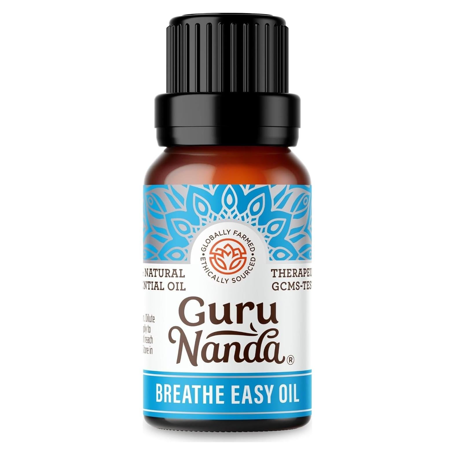 Aceite Esencial GuruNanda Breathe Easy 14.79 ml - 100% Puro