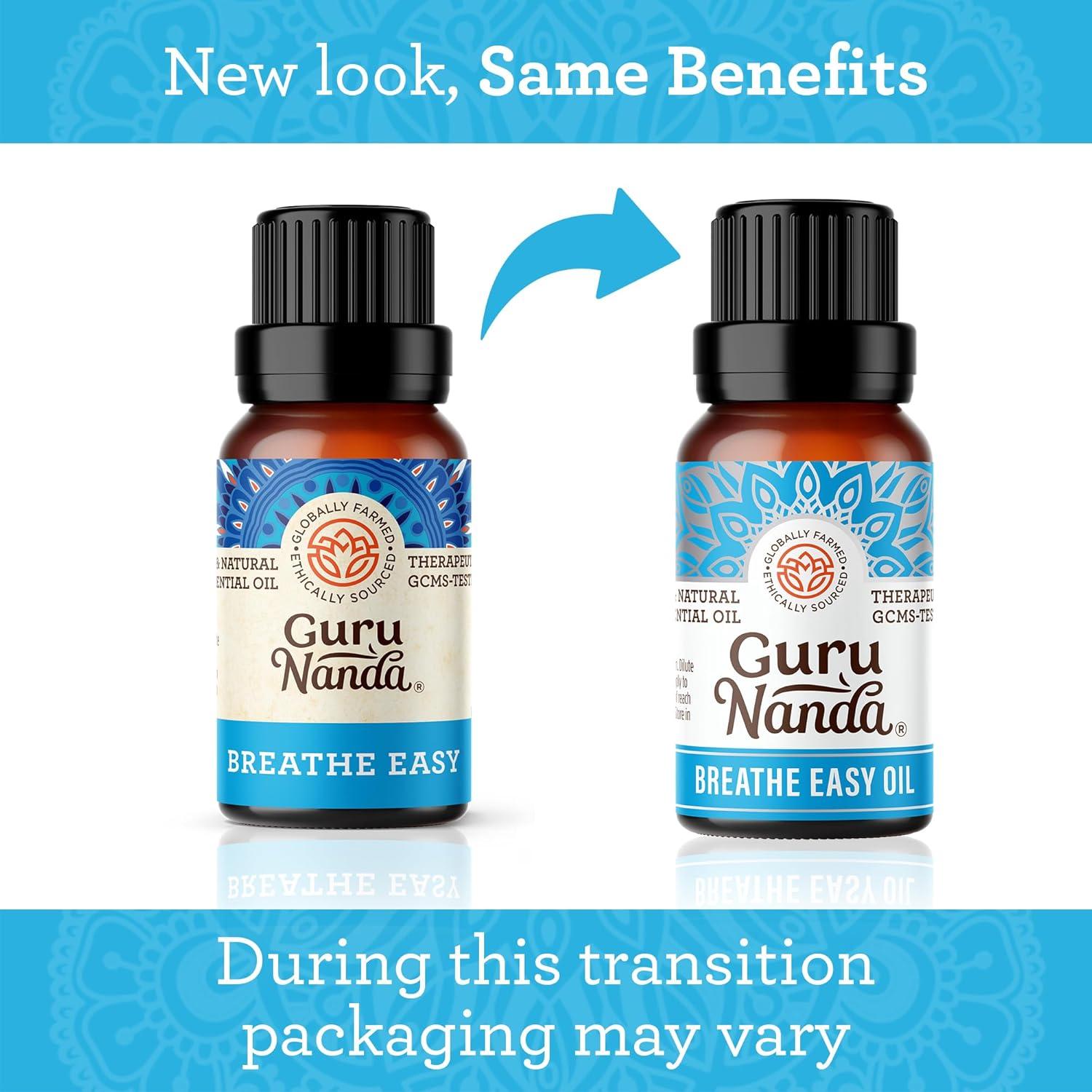 Aceite Esencial GuruNanda Breathe Easy 14.79 ml - 100% Puro