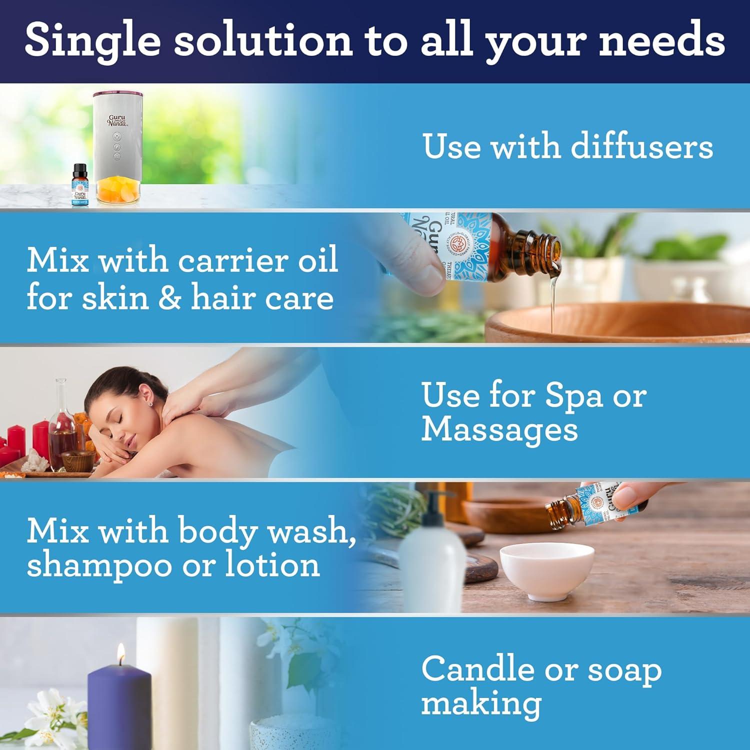 Aceite Esencial GuruNanda Breathe Easy 14.79 ml - 100% Puro