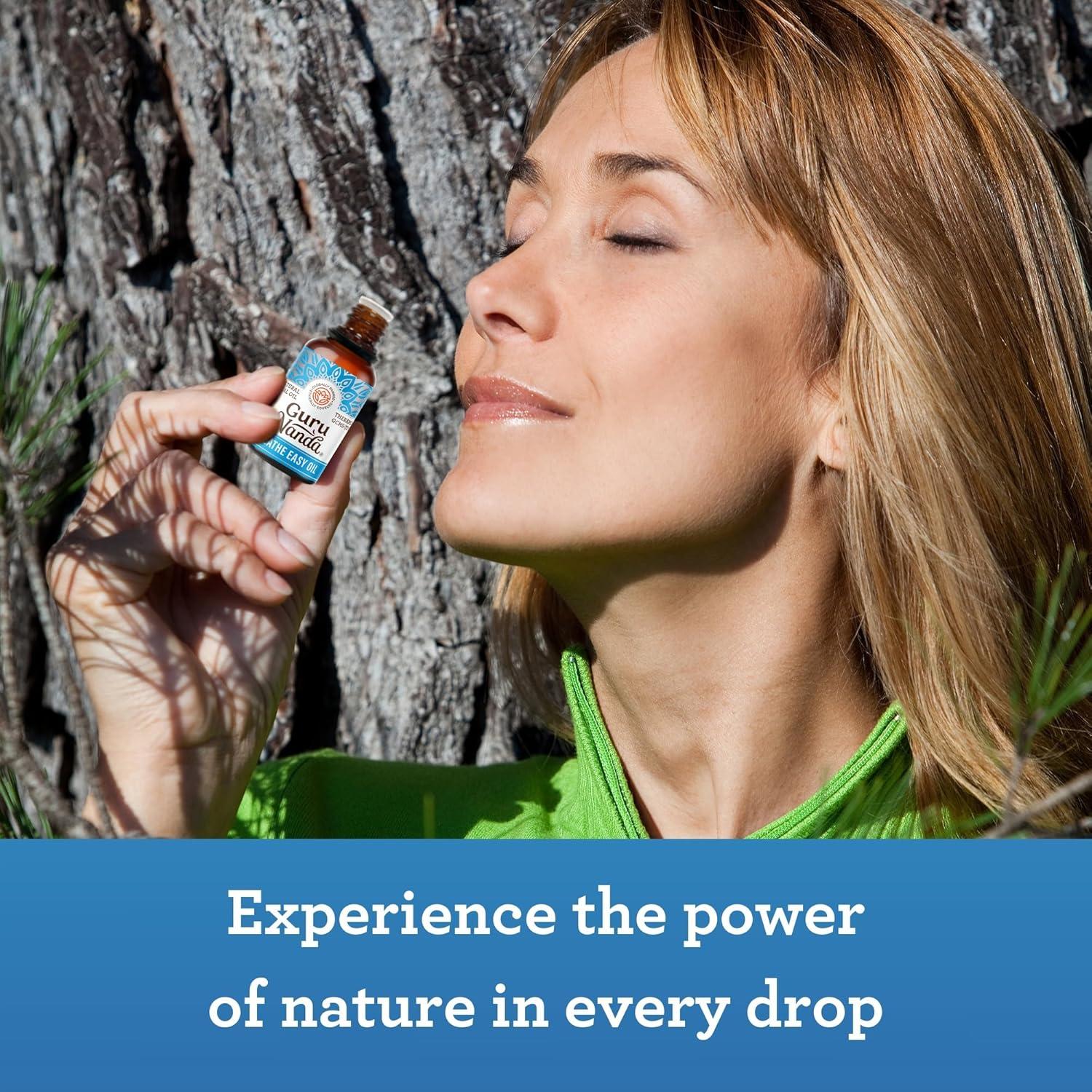 Aceite Esencial GuruNanda Breathe Easy 14.79 ml - 100% Puro