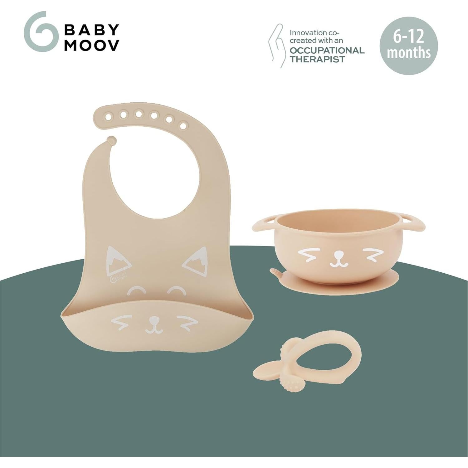 Set de Alimentación Babymoov FIRST'ISY Silicona 6-12 Meses