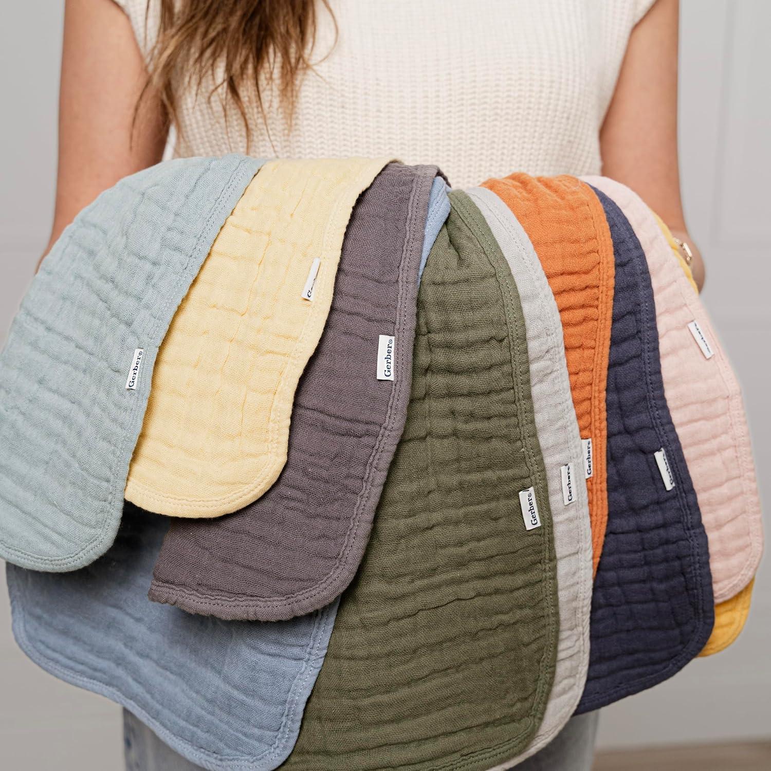 Pañales de Muselina Bebé Unisex Gerber 6-Pack Multicolores