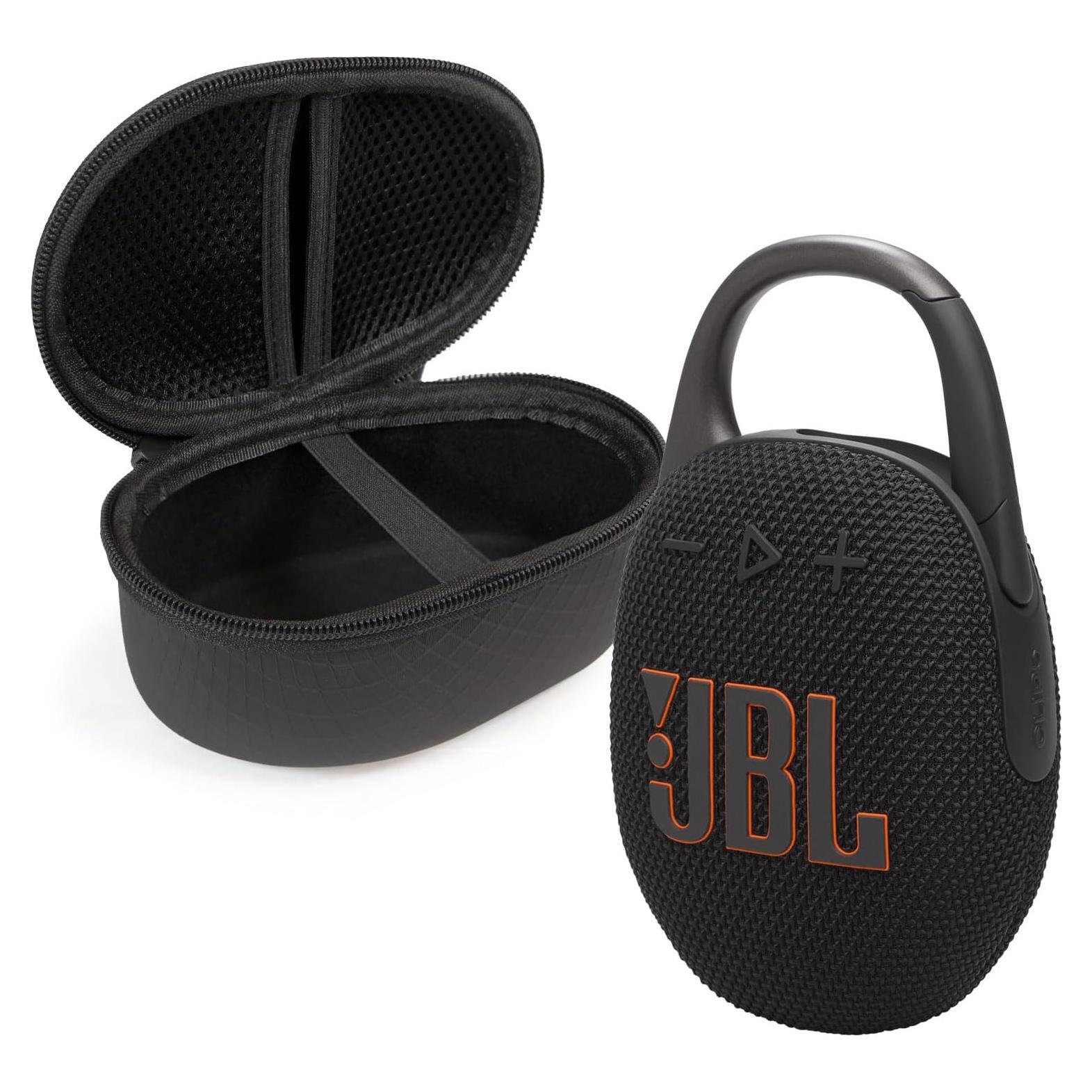 Altavoz Bluetooth JBL Clip 5 Negro con Estuche Protector