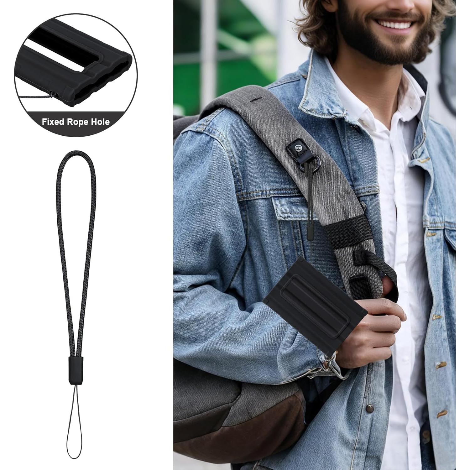 Funda de Silicona Lacdo para SSD Samsung T7 Shield 1TB/2TB/4TB