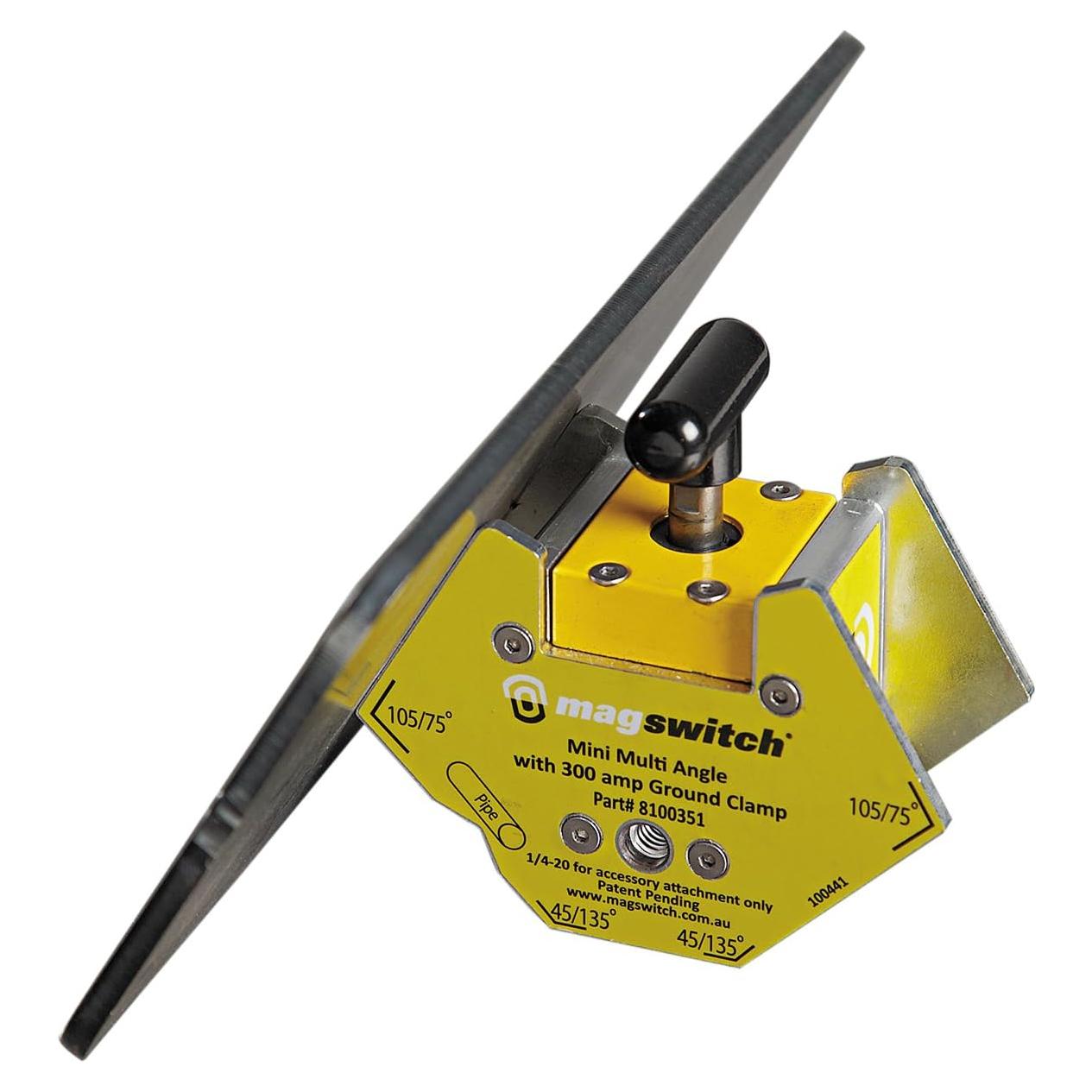 Imán de Soldadura Magswitch Mini 150 lb con Pinza 300A