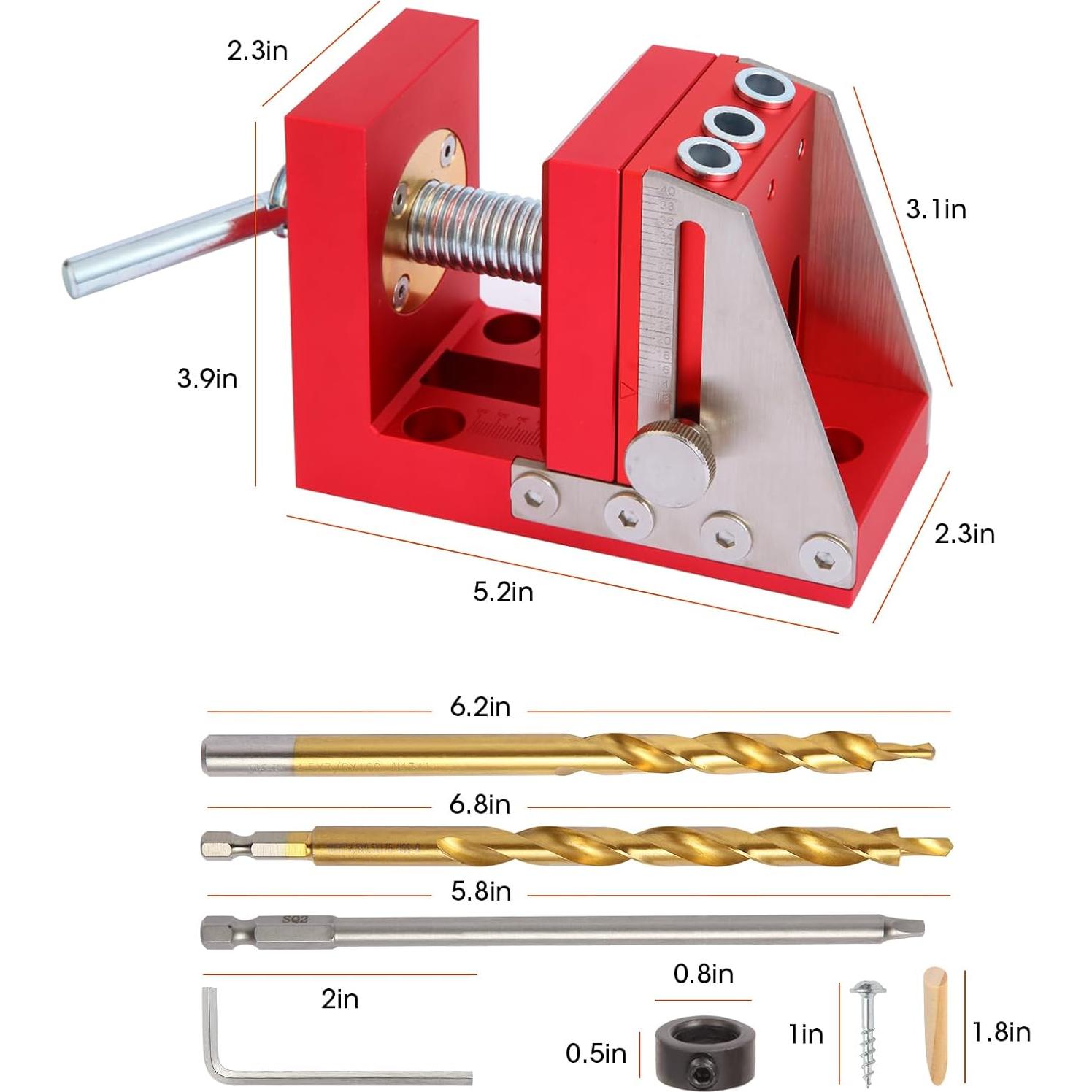 Kit Plantilla Agujeros Pocket Kosmi Metal 2.06 kg Ajustable