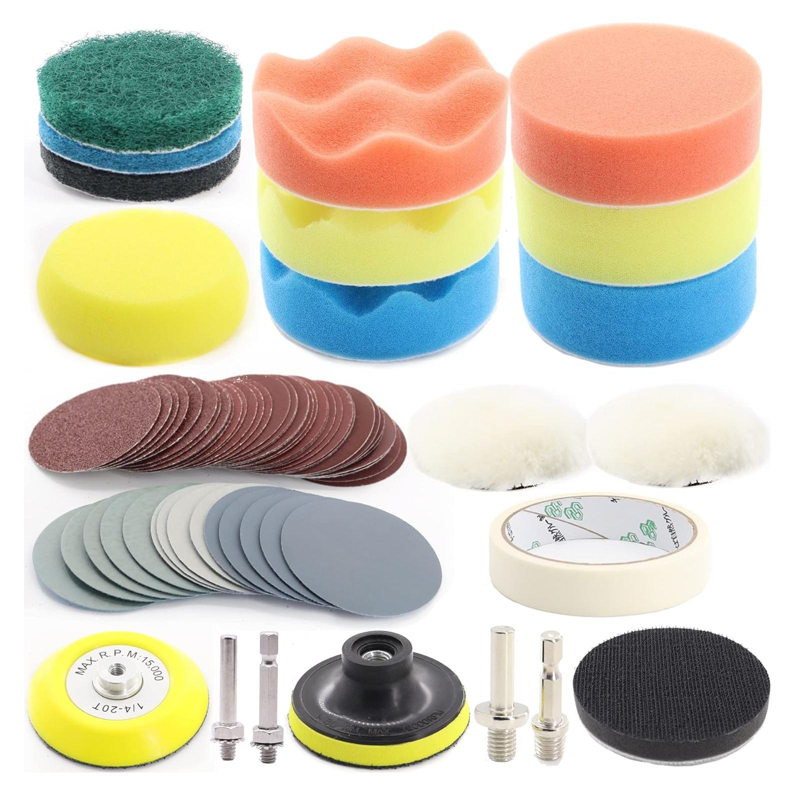 Kit de Restauración y Pulido de Faros CTPICXM 74 Piezas