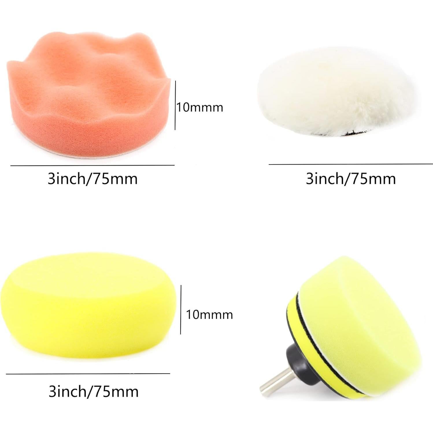 Kit de Restauración y Pulido de Faros CTPICXM 74 Piezas