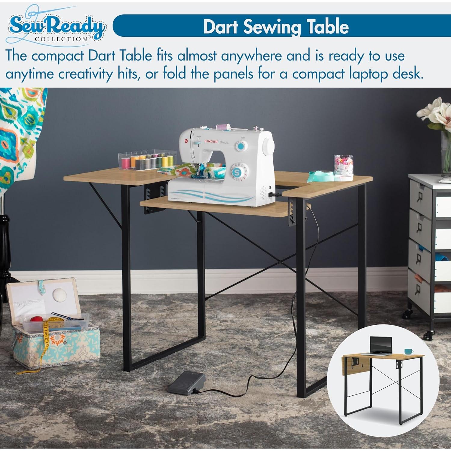 Mesa de Trabajo Sew Ready Dart Plegable 104 cm para Manualidades