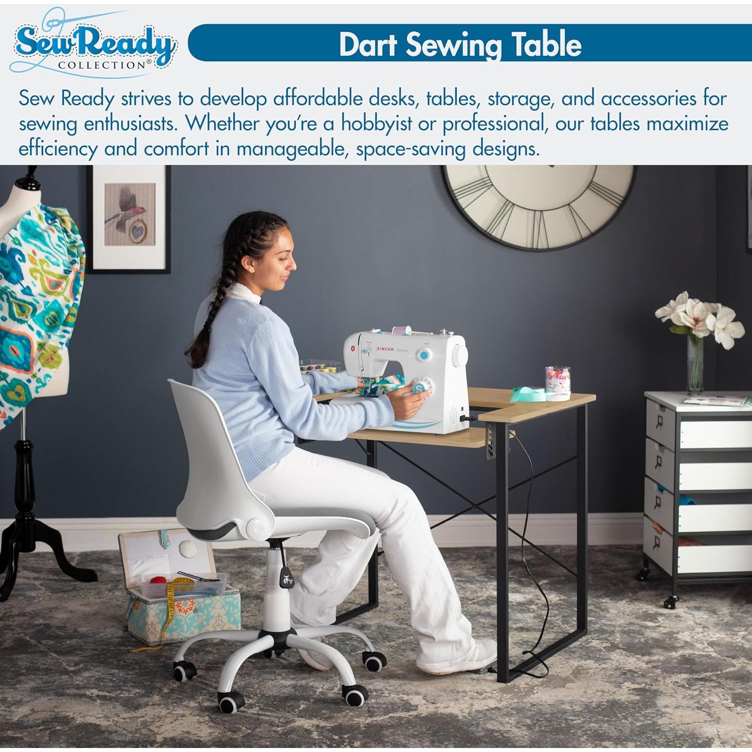 Mesa de Trabajo Sew Ready Dart Plegable 104 cm para Manualidades