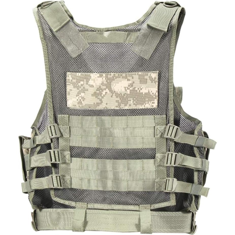Chaleco Táctico vAv YAKEDA Acu Camou Transpirable Ajustable