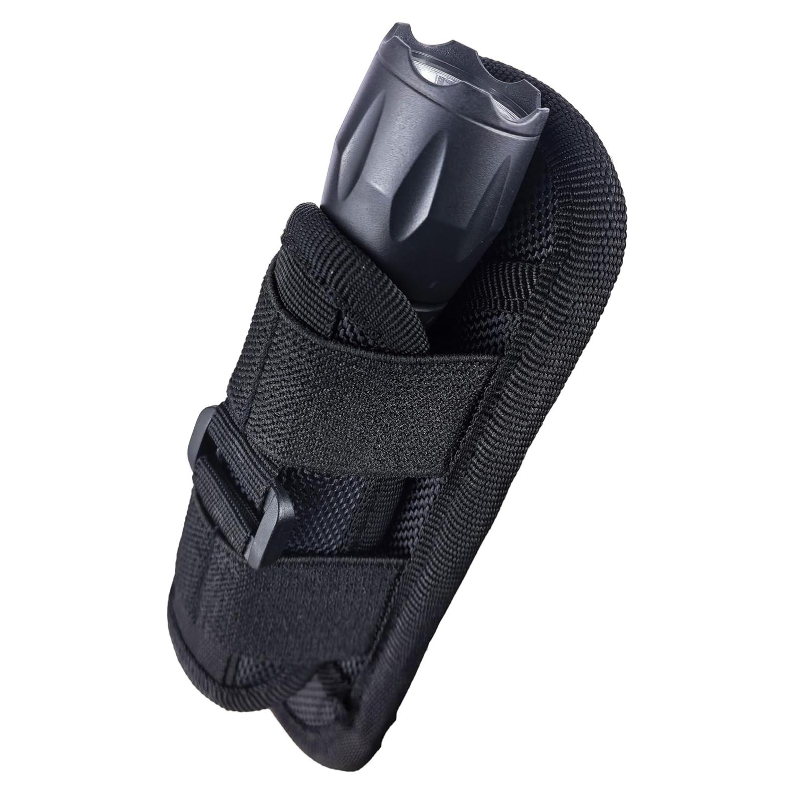 Funda Táctica para Linterna JSHYGOUP, Ajustable 15x5.5cm