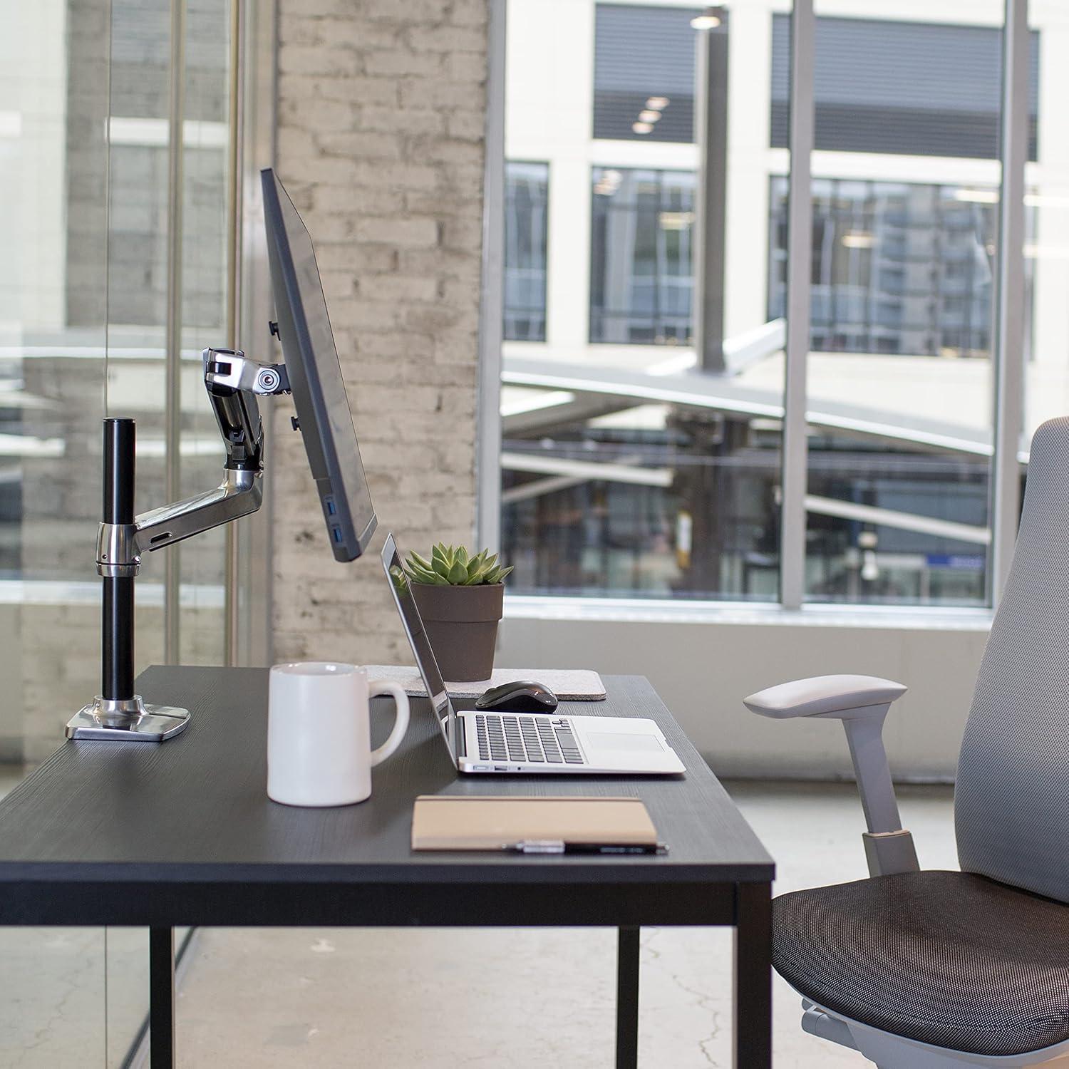 Soporte de Monitor Ergotron LX - Poste Alto 33 cm, Aluminio