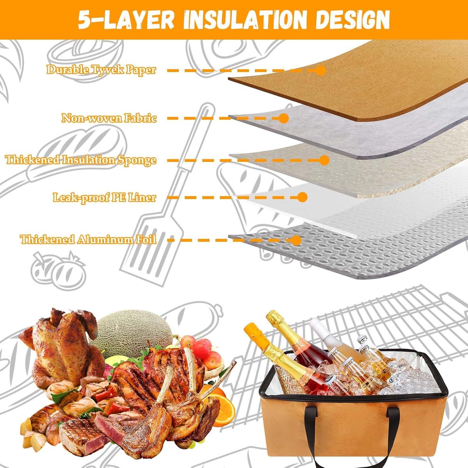 Manta BBQ para Reposar Carne BANGIE 38.1cm Aislante 5 Capas