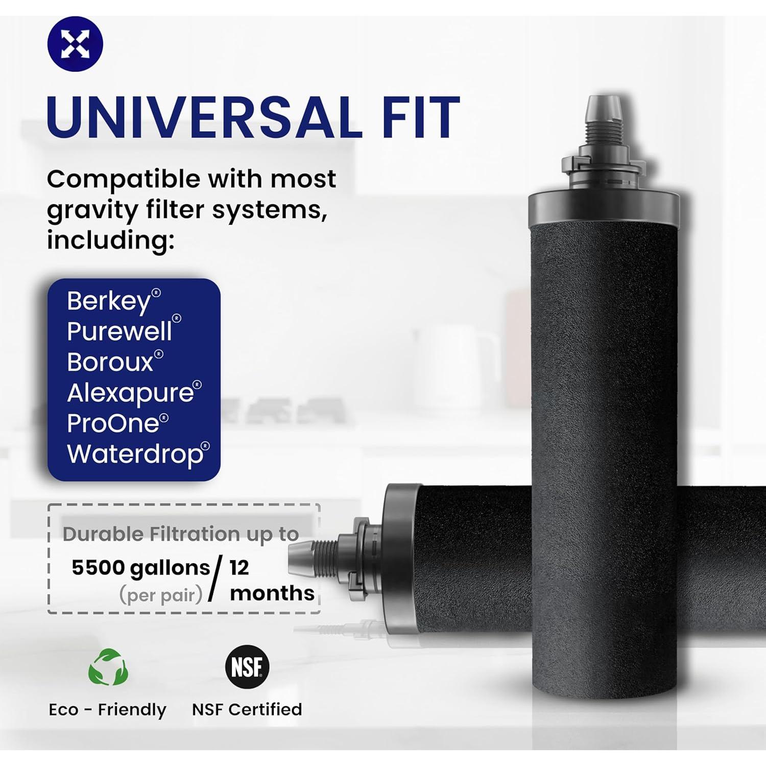 Filtro de Agua por Gravedad Phoenix Gravity 3.25 G Acero Inoxidable