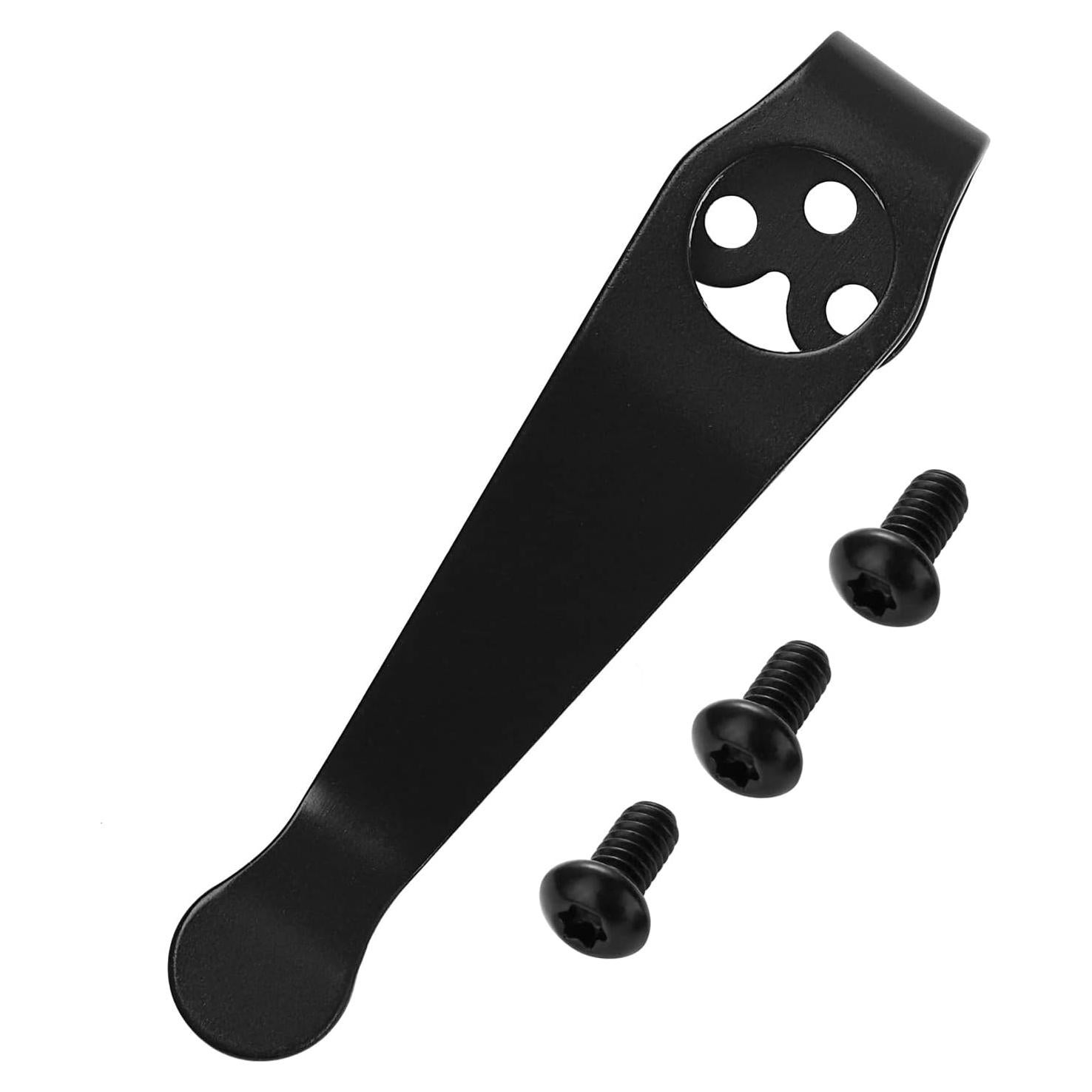 Clip de bolsillo de titanio Qtcial para cuchillos Spyderco