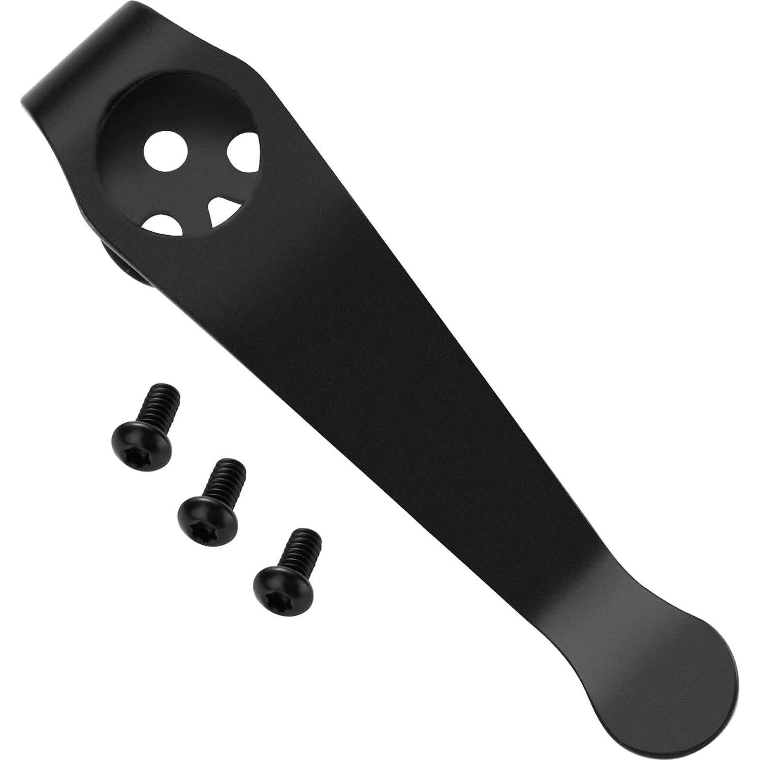 Clip de bolsillo de titanio Qtcial para cuchillos Spyderco