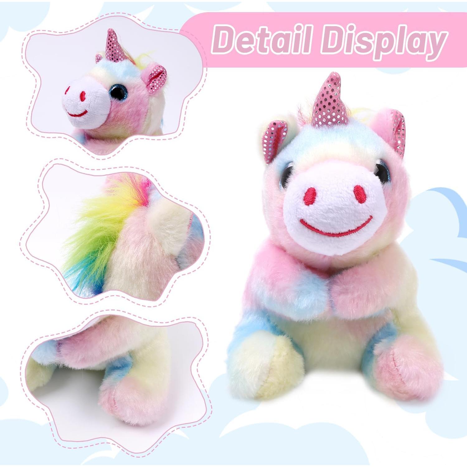 Juguete de peluche unicornio Yaozyety con imán 13 cm
