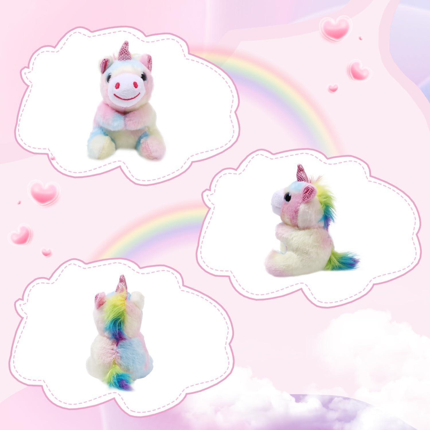 Juguete de peluche unicornio Yaozyety con imán 13 cm