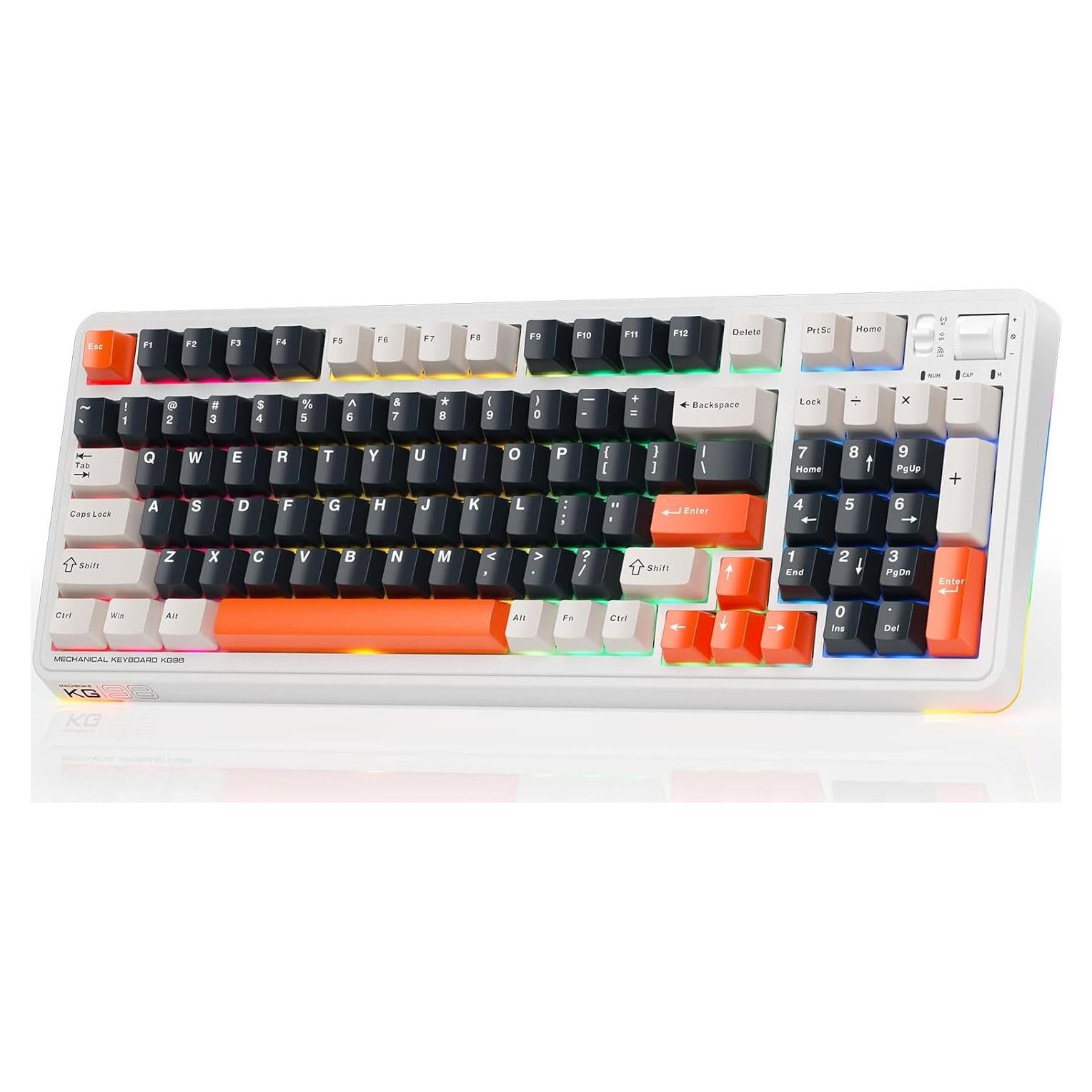 Teclado Mecánico Machenike KG98 RGB Compacto 98 Teclas
