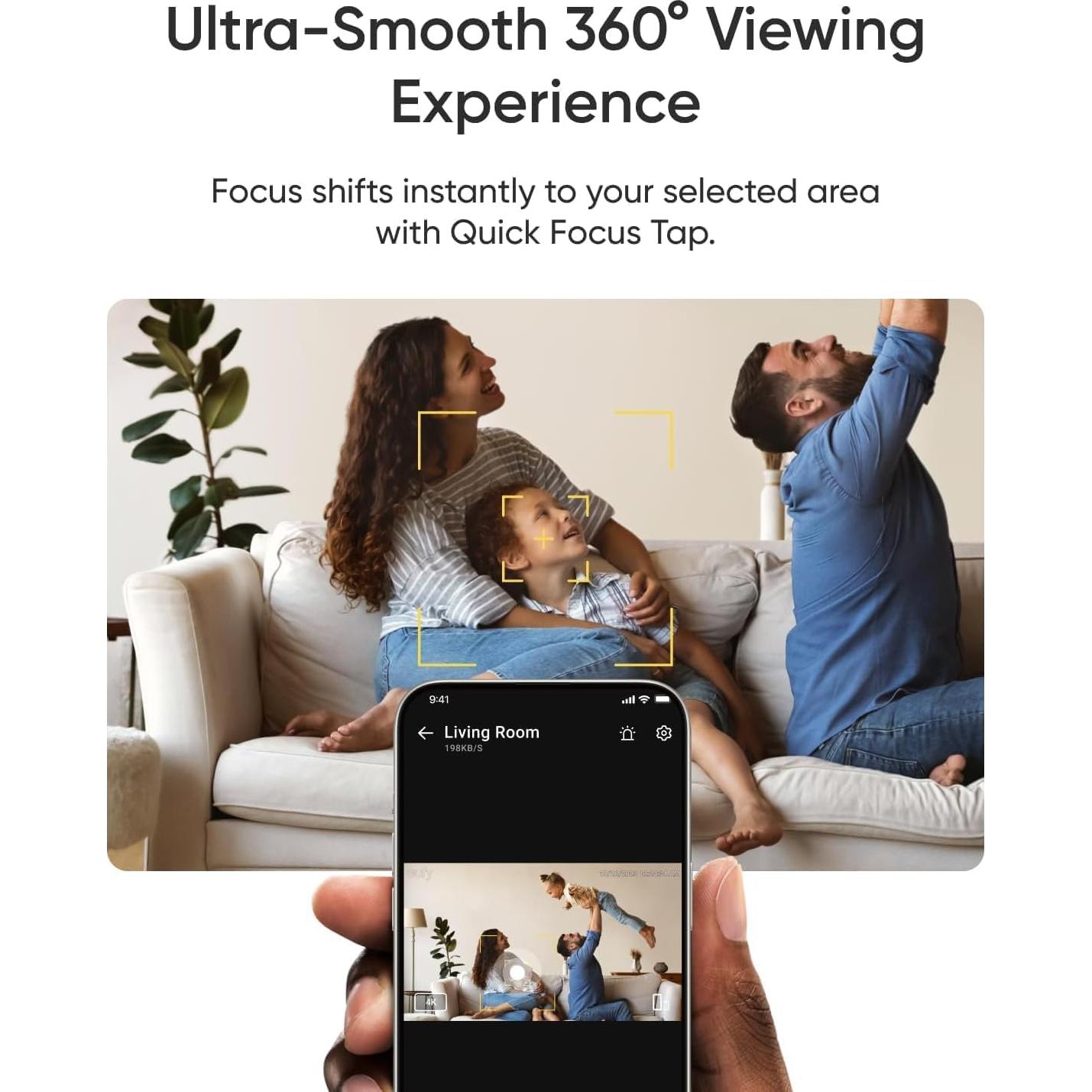Cámara de Seguridad Interior Eufy E30 4K UHD con IA