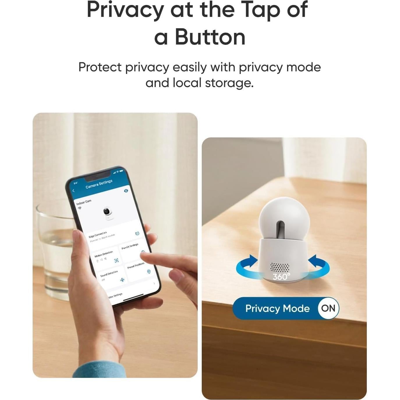 Cámara de Seguridad Interior Eufy E30 4K UHD con IA