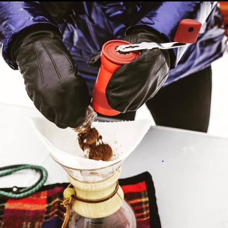 Cafflano Krinder Negro - Molinillo de Café Manual Portátil 295g