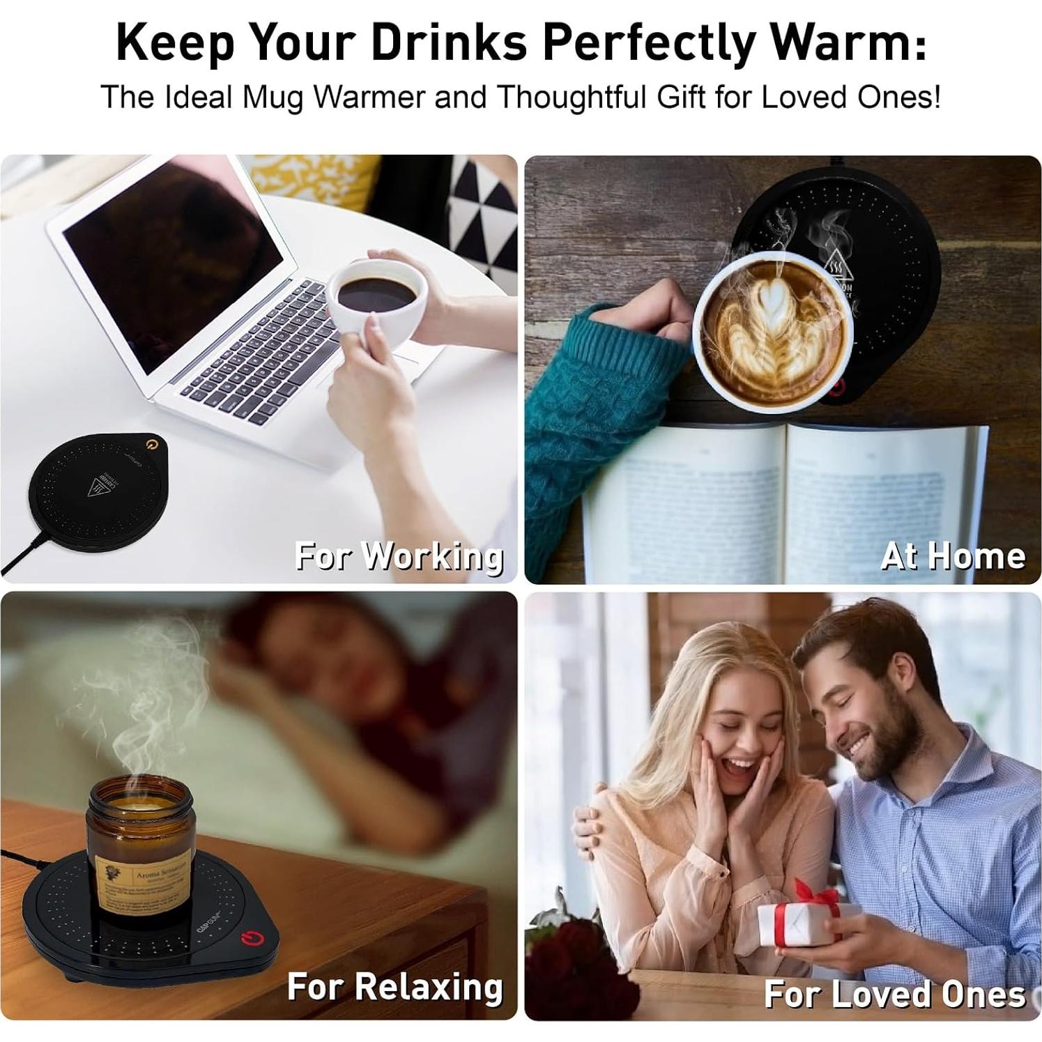 Calentador de Tazas Eléctrico Redomm AI9301BM Negro 65°C