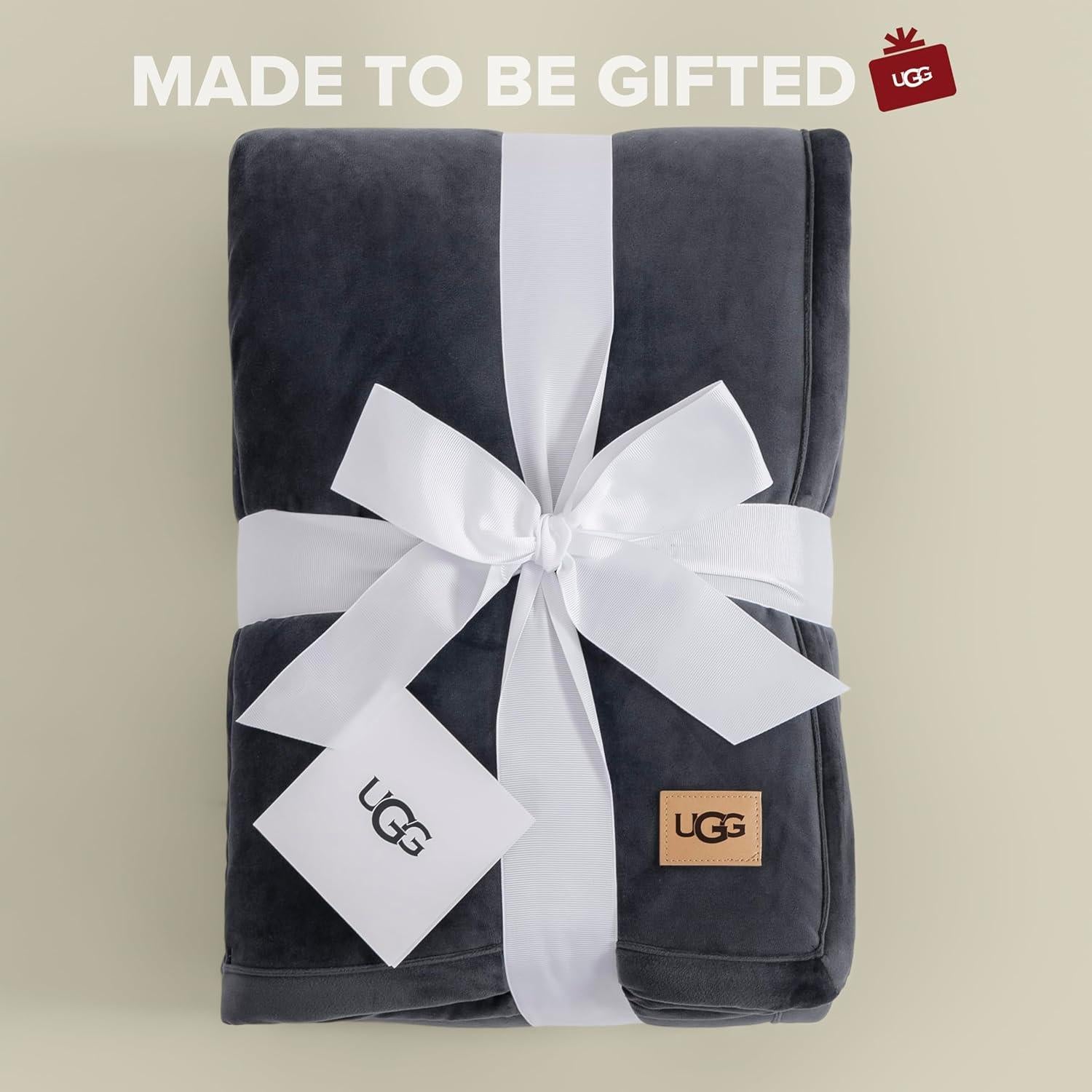 Manta UGG Bliss Throw Azul Reversible 127x177 cm Suave