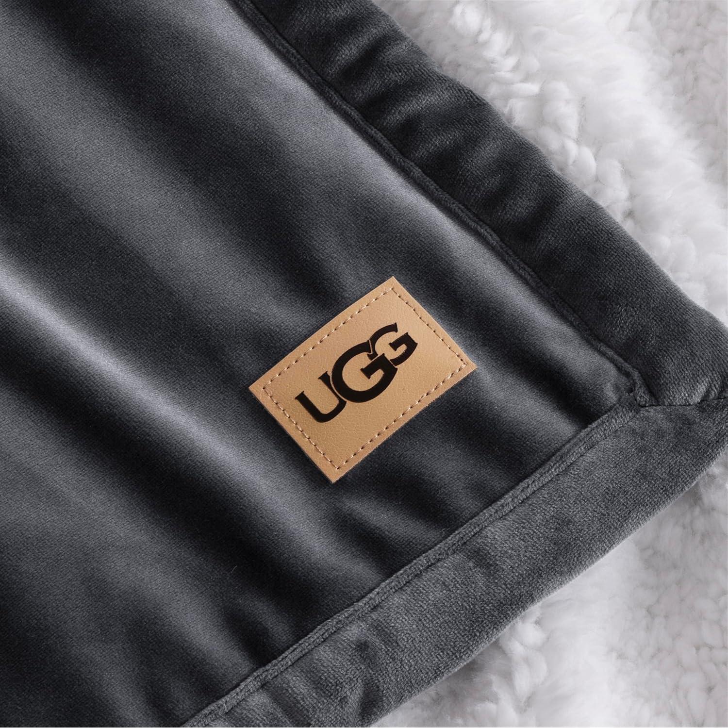 Manta UGG Bliss Throw Azul Reversible 127x177 cm Suave