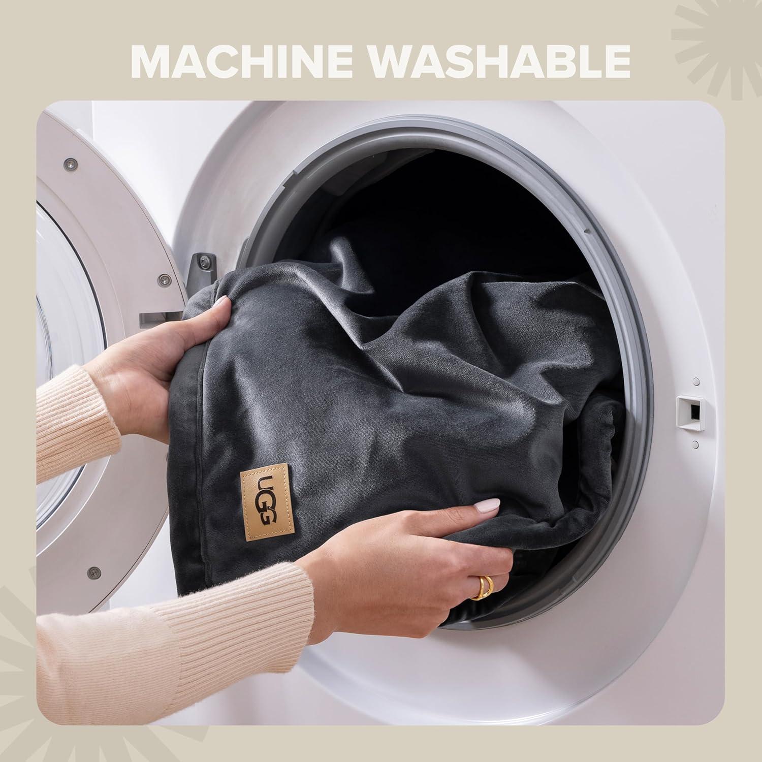 Manta UGG Bliss Throw Azul Reversible 127x177 cm Suave