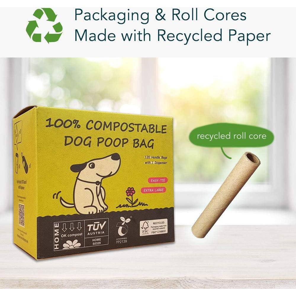 Bolsas de Excremento Compostables Moonygreen 120 Unidades Ecológicas